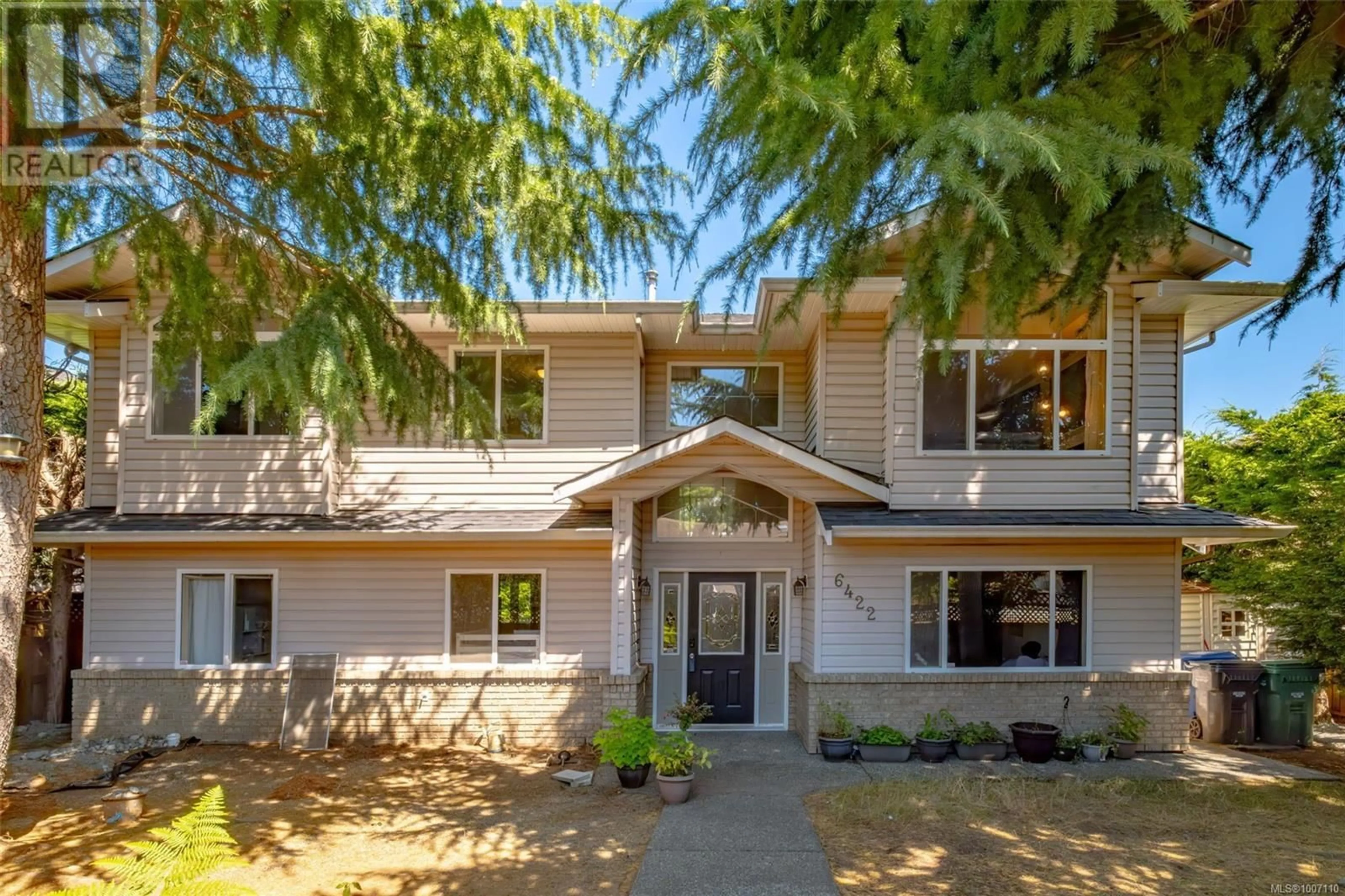 Home with vinyl exterior material, street for 6422 DOVER ROAD, Nanaimo British Columbia V9V1A7