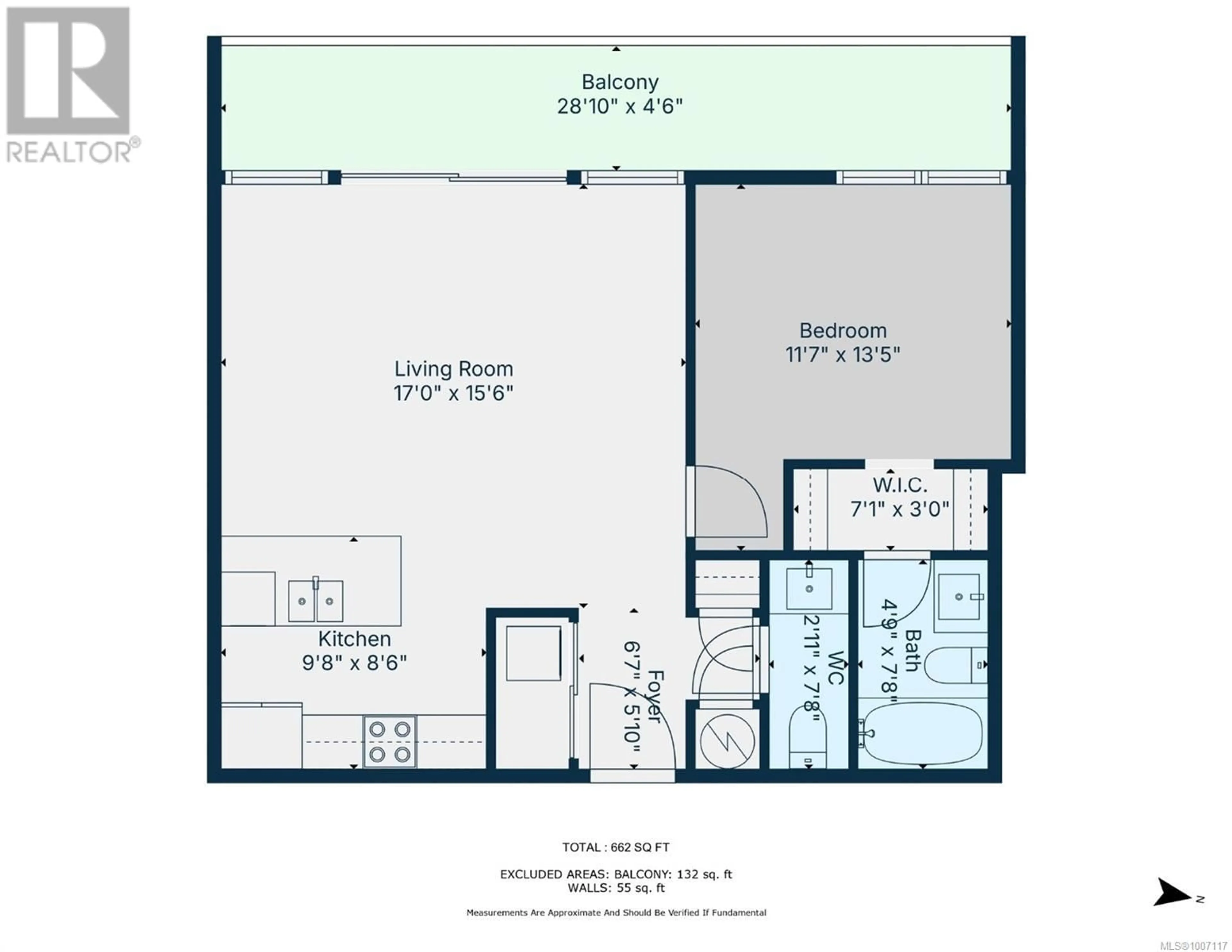 Floor plan for 306 - 119 HALIBURTON STREET, Nanaimo British Columbia V9R4V9