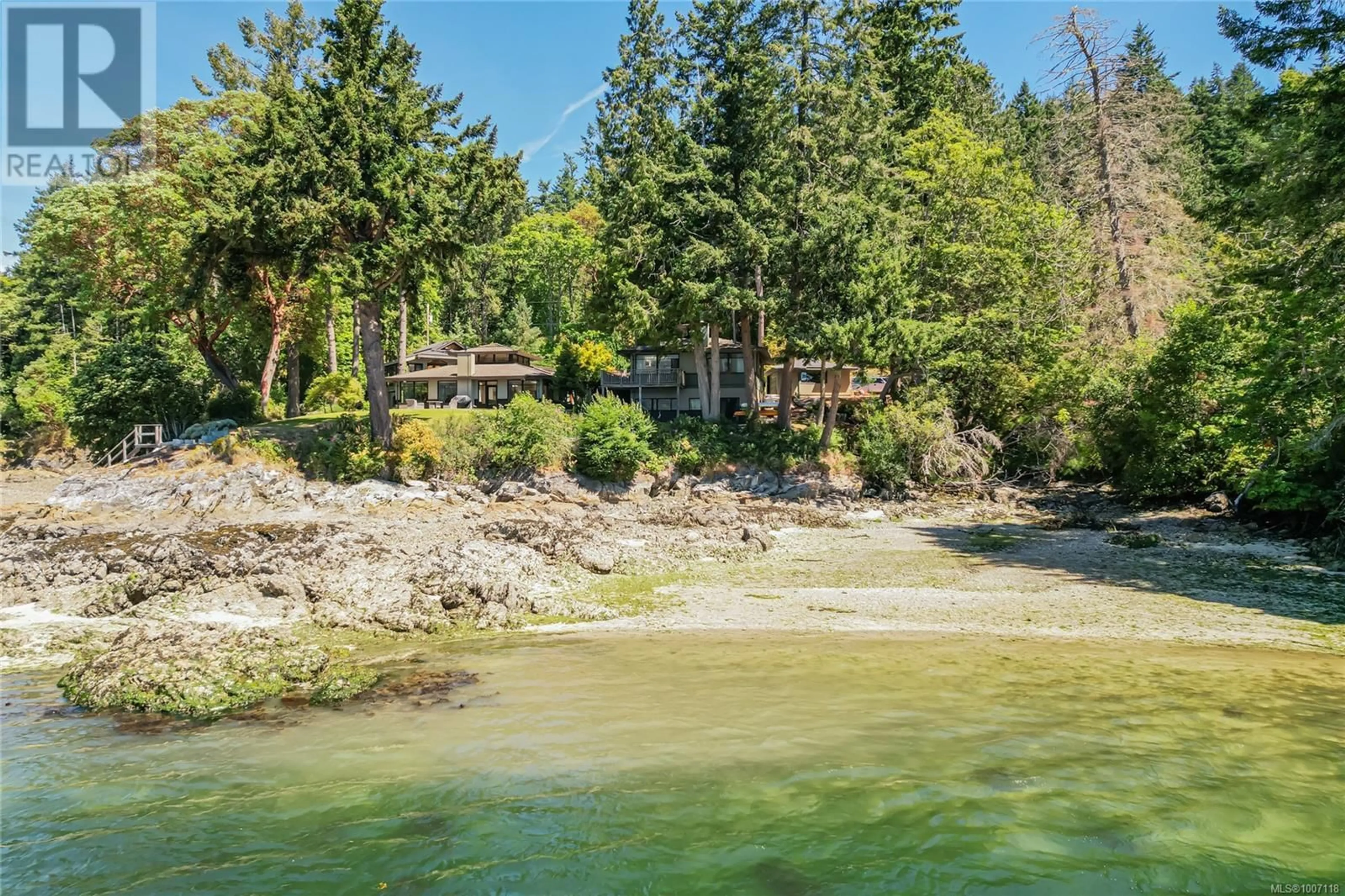 A pic from outside/outdoor area/front of a property/back of a property/a pic from drone, water/lake/river/ocean view for 241 MORNINGSIDE ROAD, Salt Spring British Columbia V8K1N8