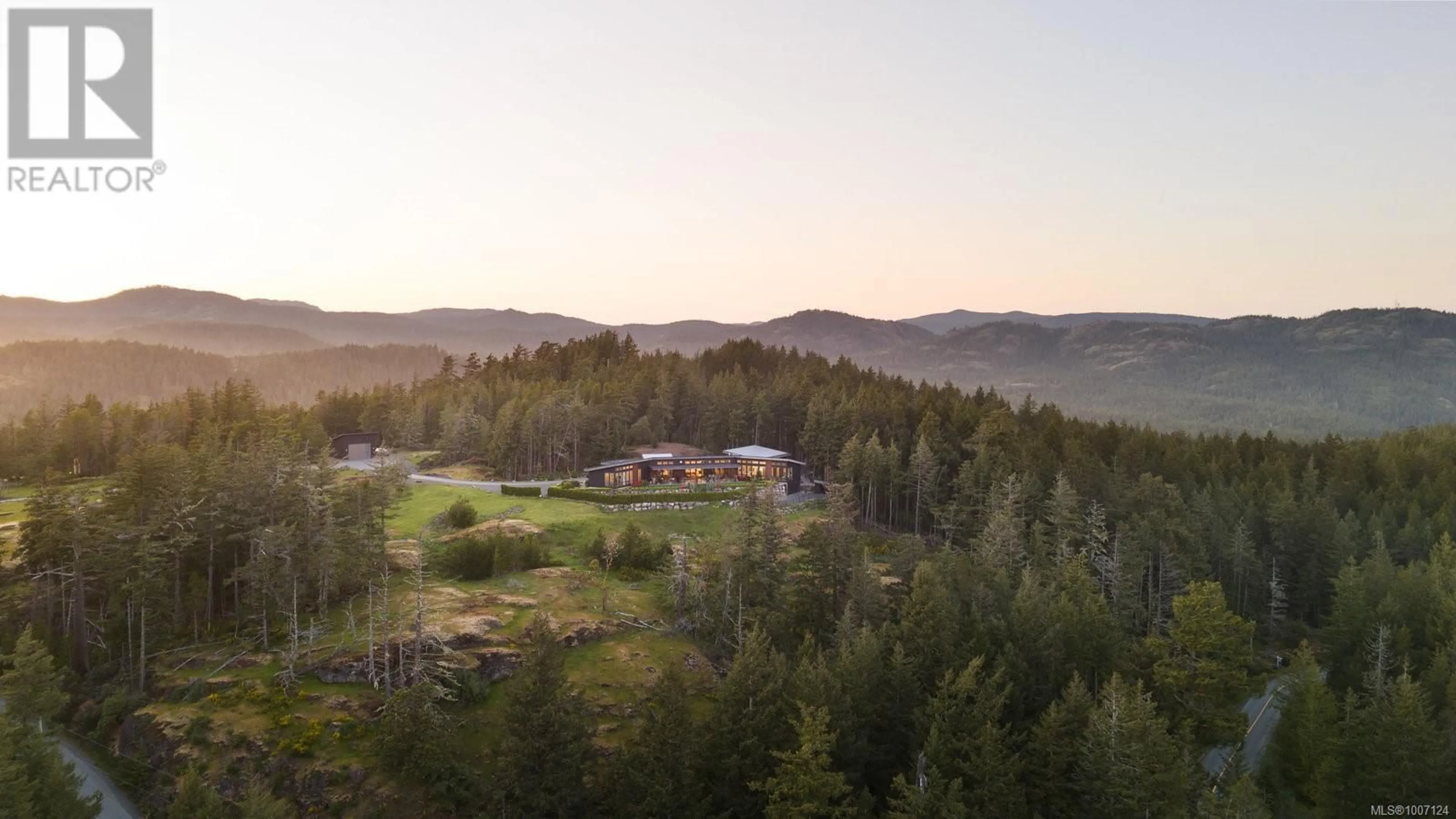 A pic from outside/outdoor area/front of a property/back of a property/a pic from drone, mountain view for 1570 ZANITA HEIGHTS, Metchosin British Columbia V9C4H4