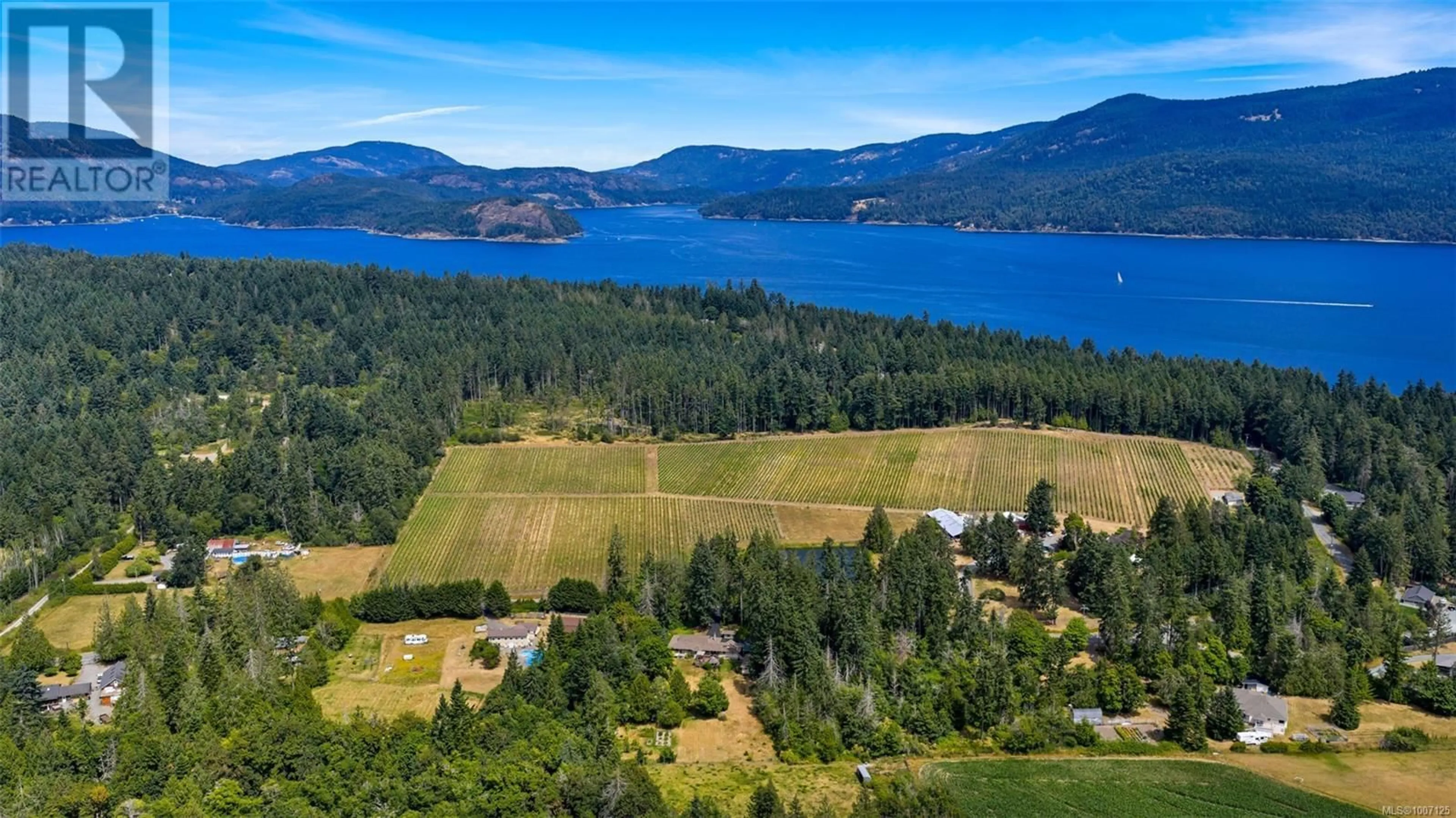A pic from outside/outdoor area/front of a property/back of a property/a pic from drone, water/lake/river/ocean view for 775 CHERRY POINT ROAD, Cobble Hill British Columbia V8H0E7