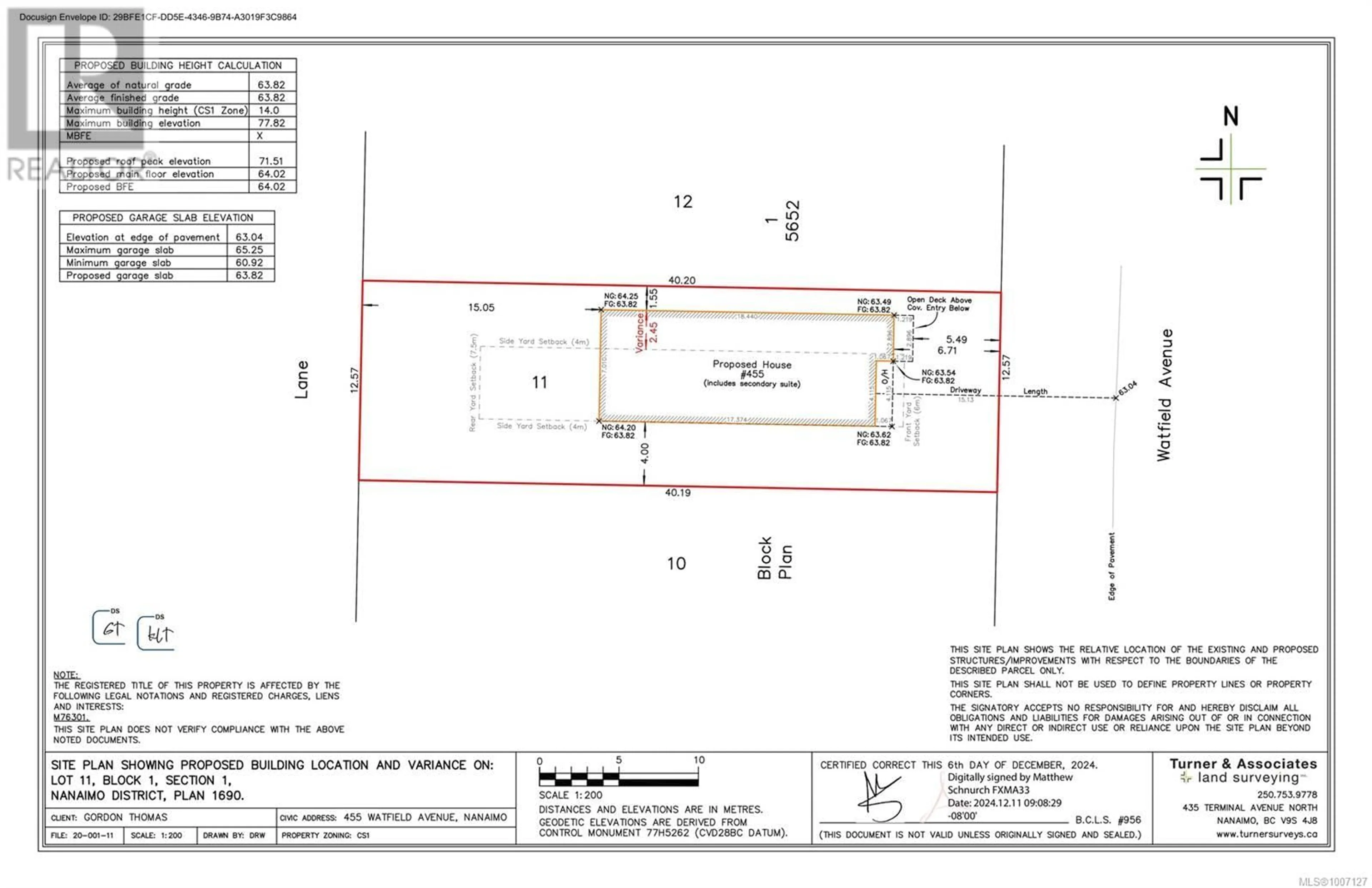 Floor plan for 455 WATFIELD AVENUE, Nanaimo British Columbia V9R3P6