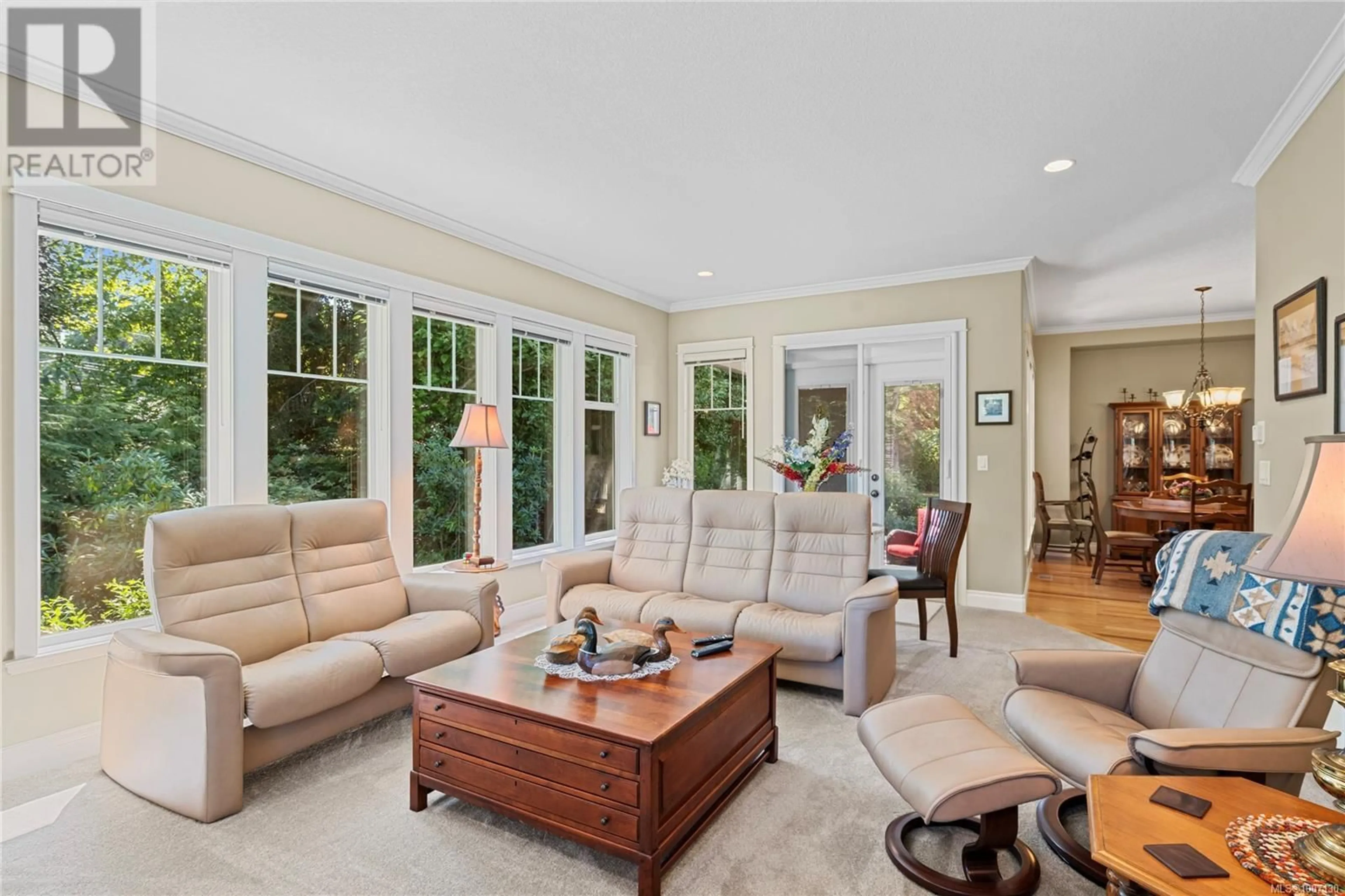 Living room with furniture, ceramic/tile floor for 13 - 5300 GAINSBERG ROAD, Bowser British Columbia V0R1G0