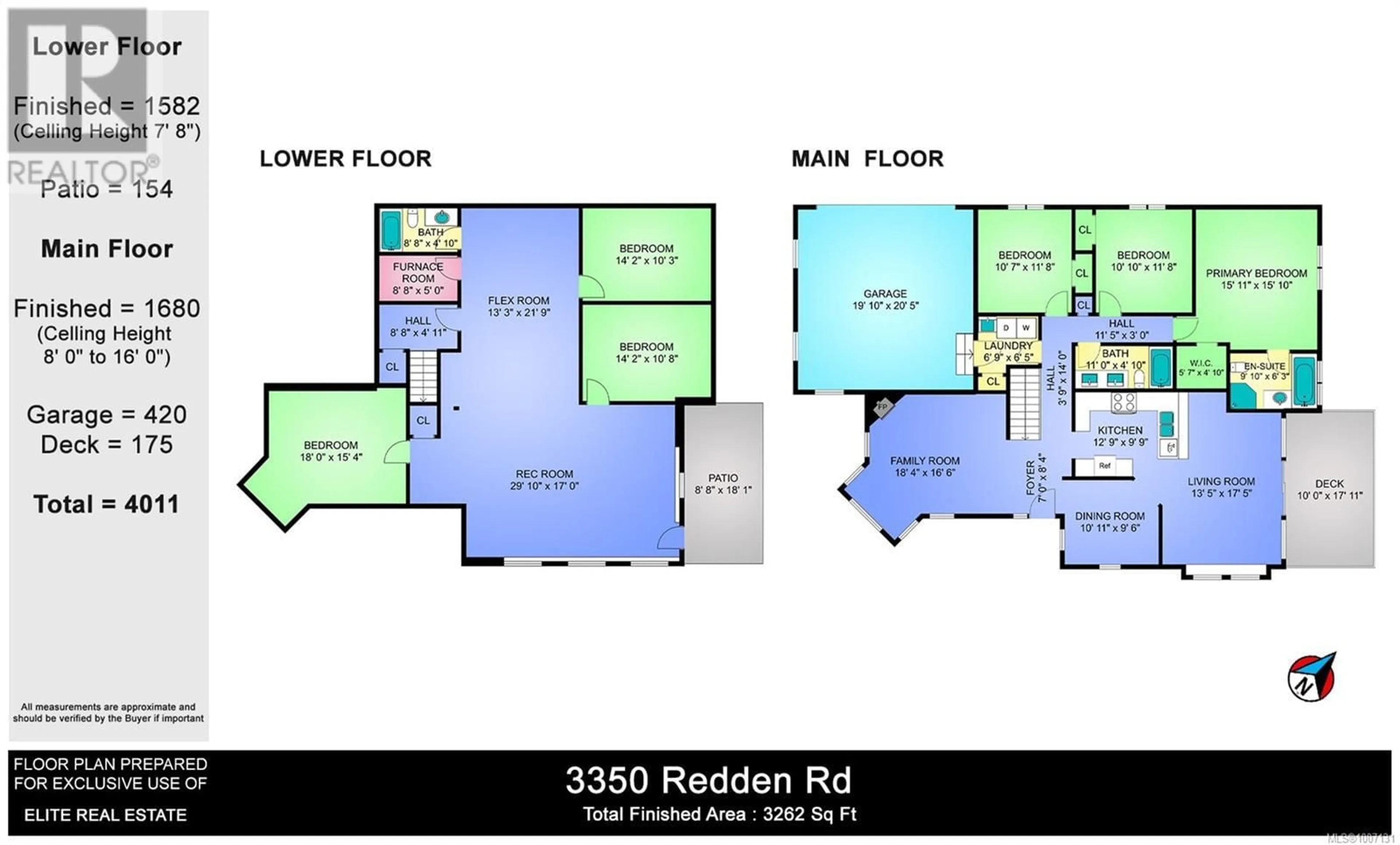 Floor plan for 3350 REDDEN ROAD, Nanoose Bay British Columbia V9P9H4