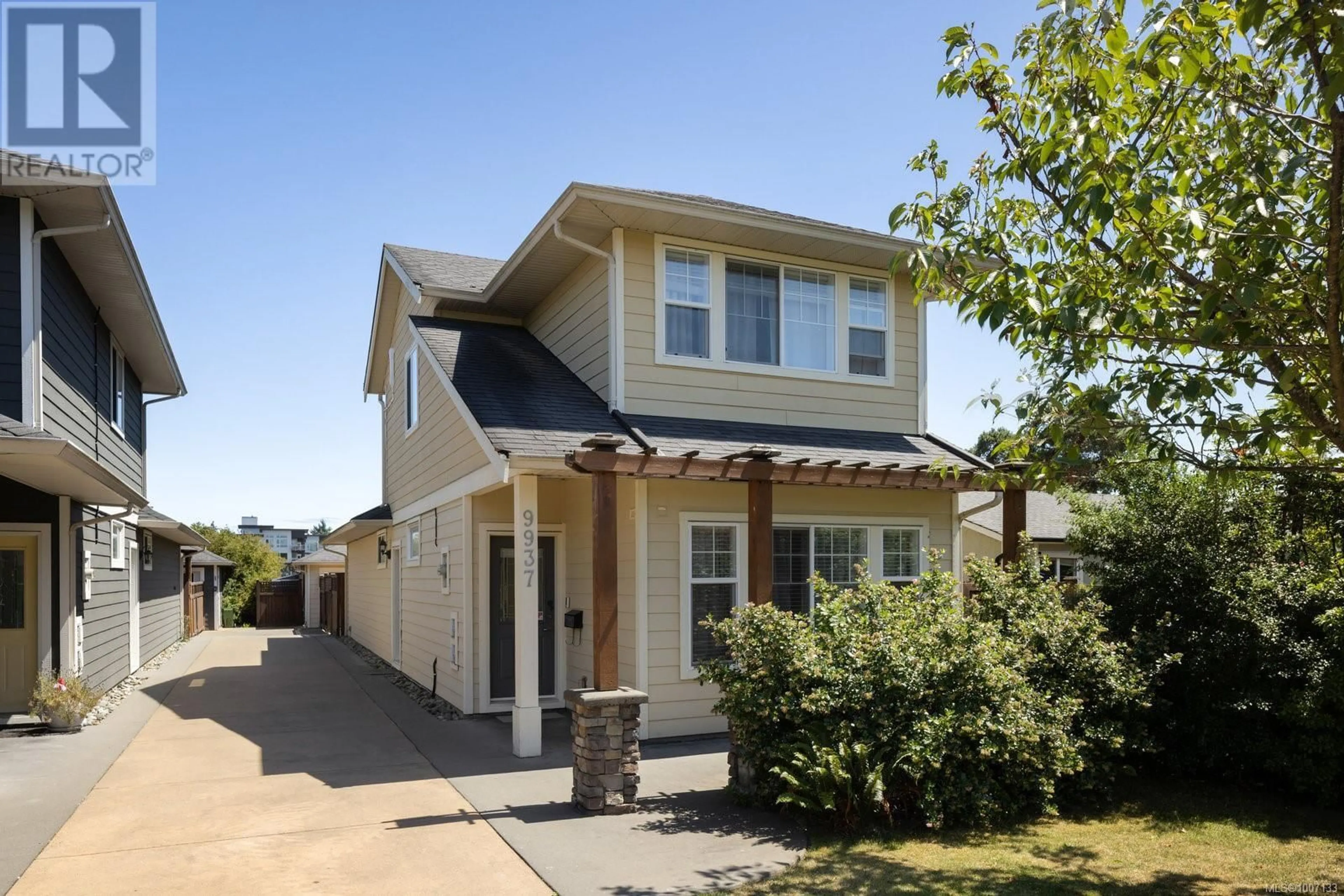 Home with vinyl exterior material, street for 9937 SWIFTSURE PLACE, Sidney British Columbia V8L4E3