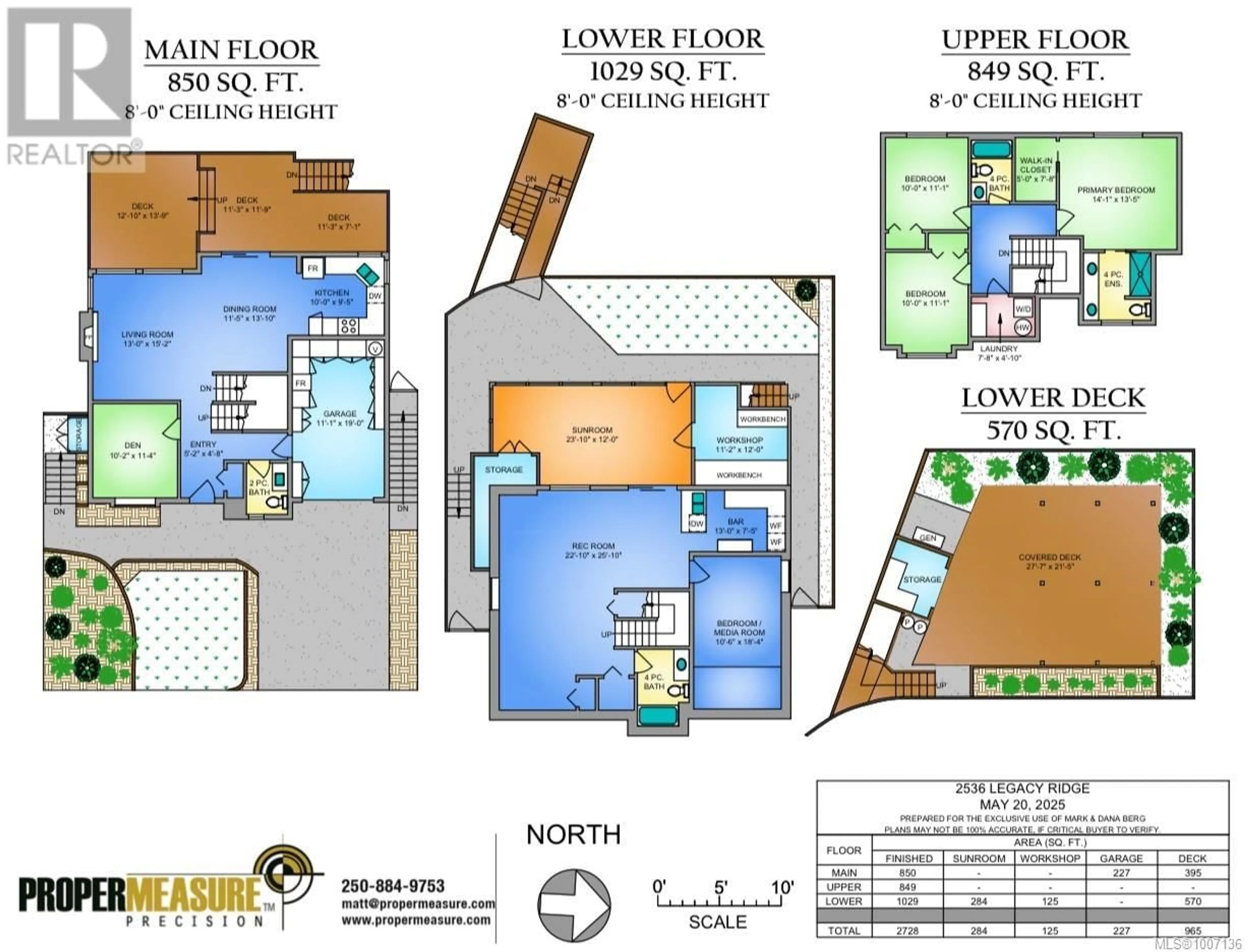Floor plan for 2536 LEGACY RIDGE, Langford British Columbia V9B0A1