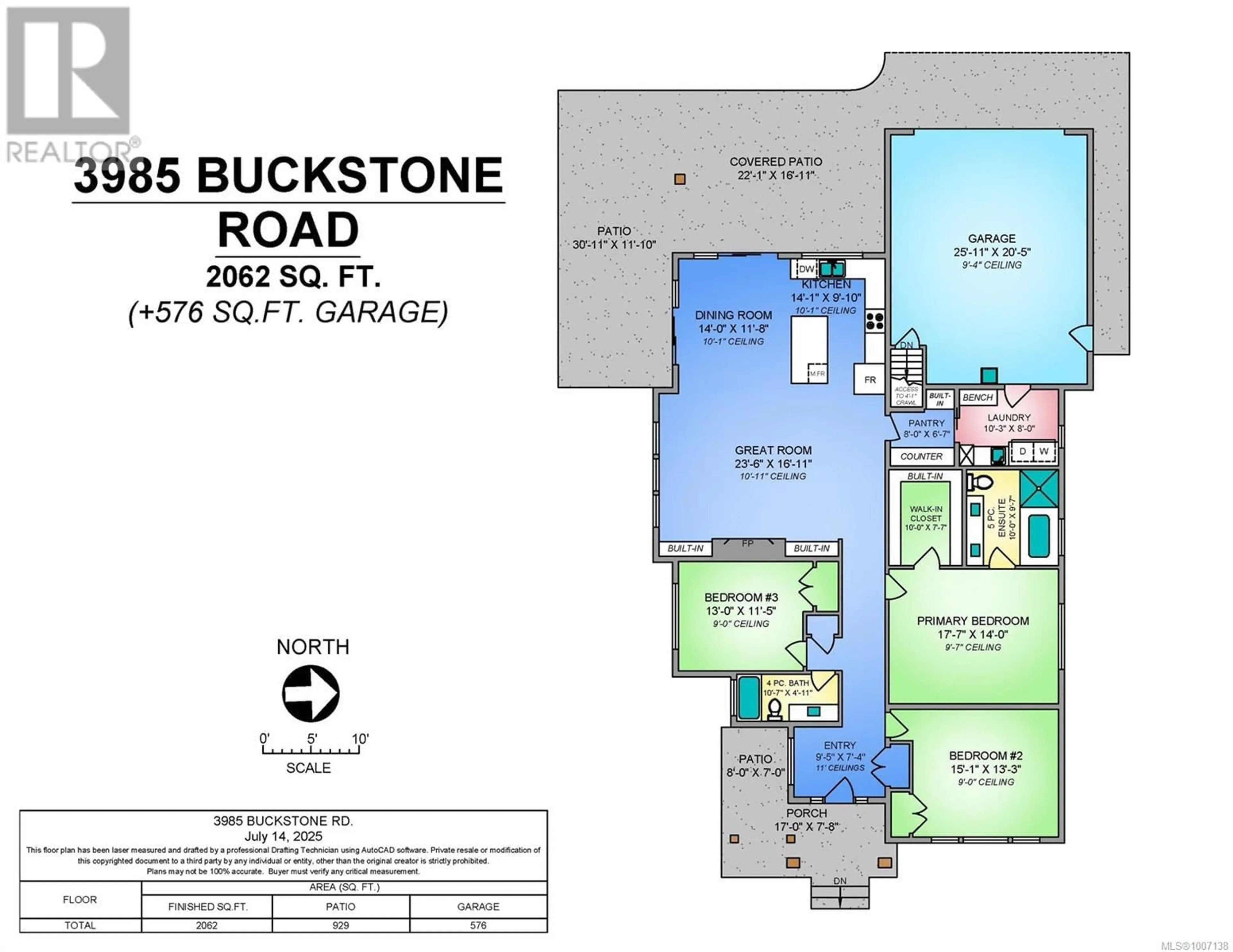 Floor plan for 3985 BUCKSTONE ROAD, Courtenay British Columbia V9N0B6
