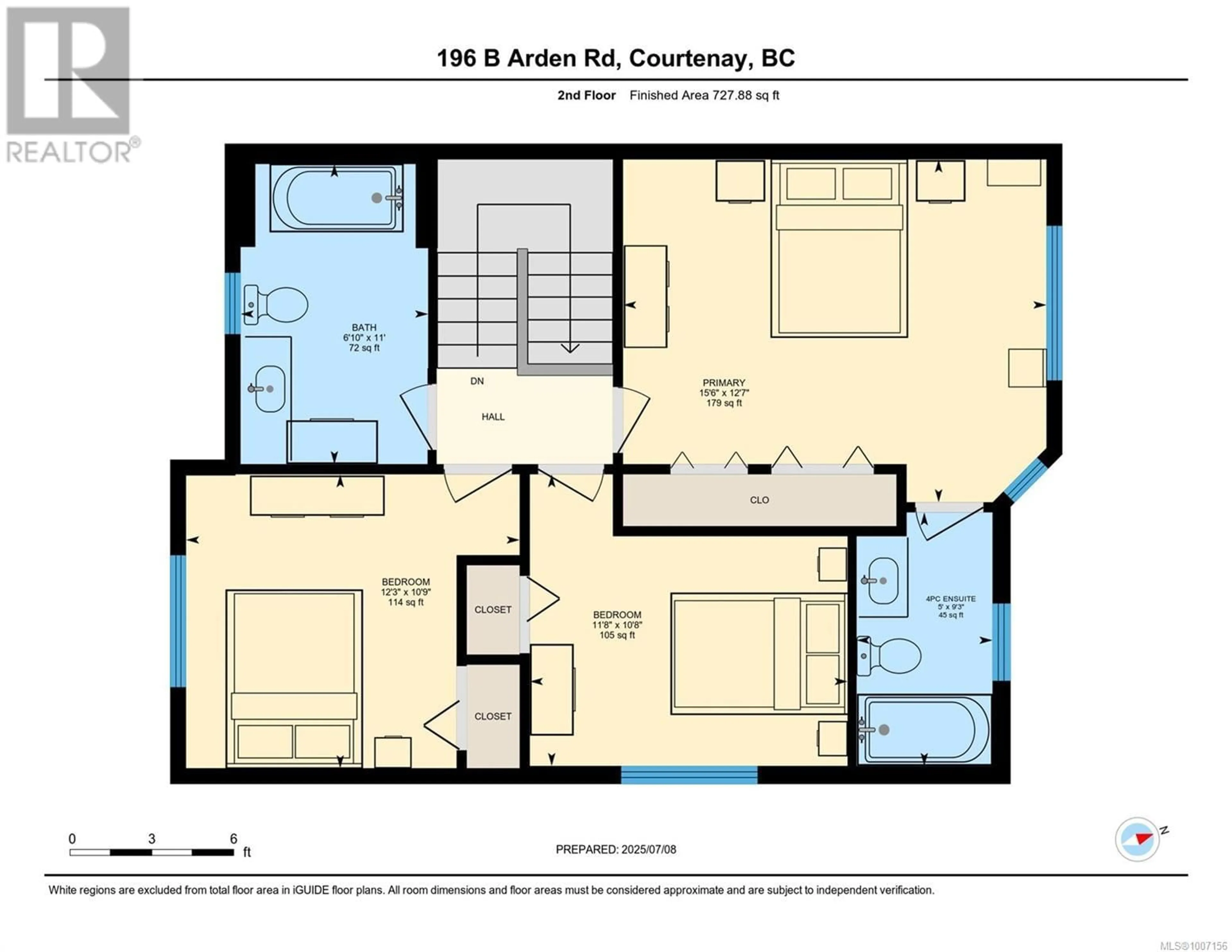 Floor plan for B - 196 ARDEN ROAD, Courtenay British Columbia V9N8Y2