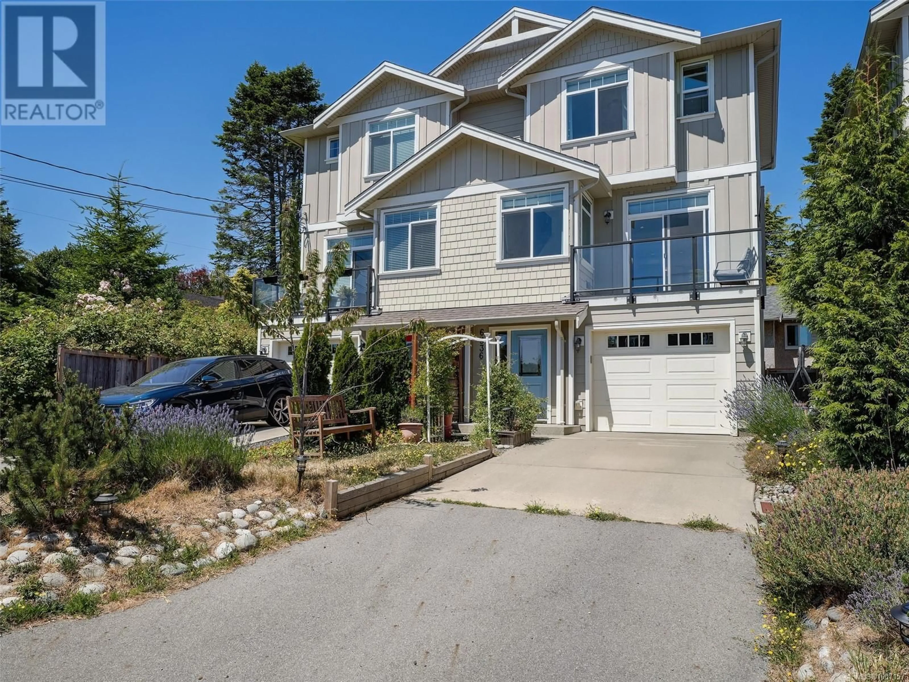 Home with vinyl exterior material, street for 6536 LANARK ROAD, Sooke British Columbia V9Z0X1