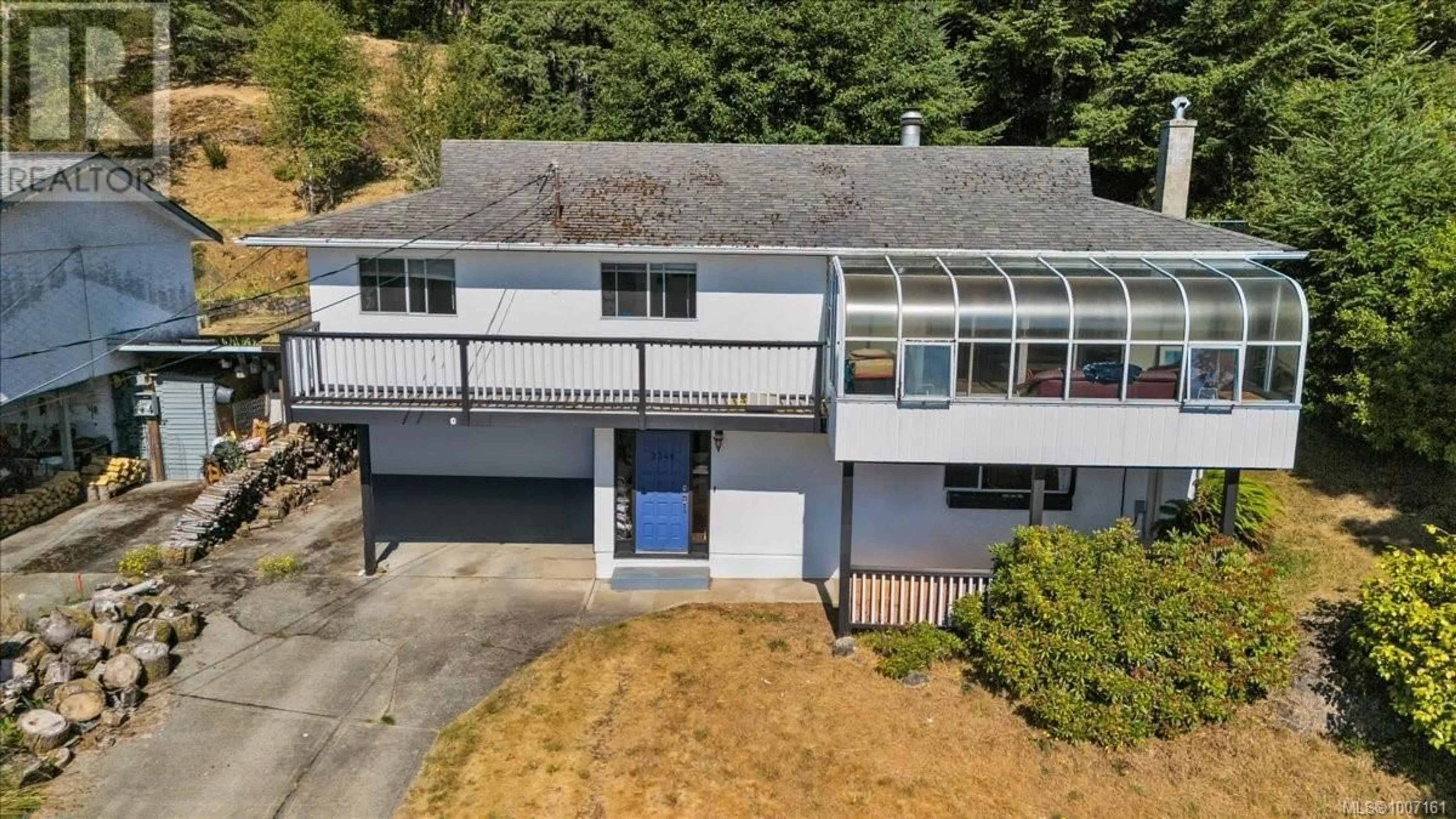 A pic from outside/outdoor area/front of a property/back of a property/a pic from drone, building for 2348 FRENCH ROAD NORTH, Sooke British Columbia V9Z0M5