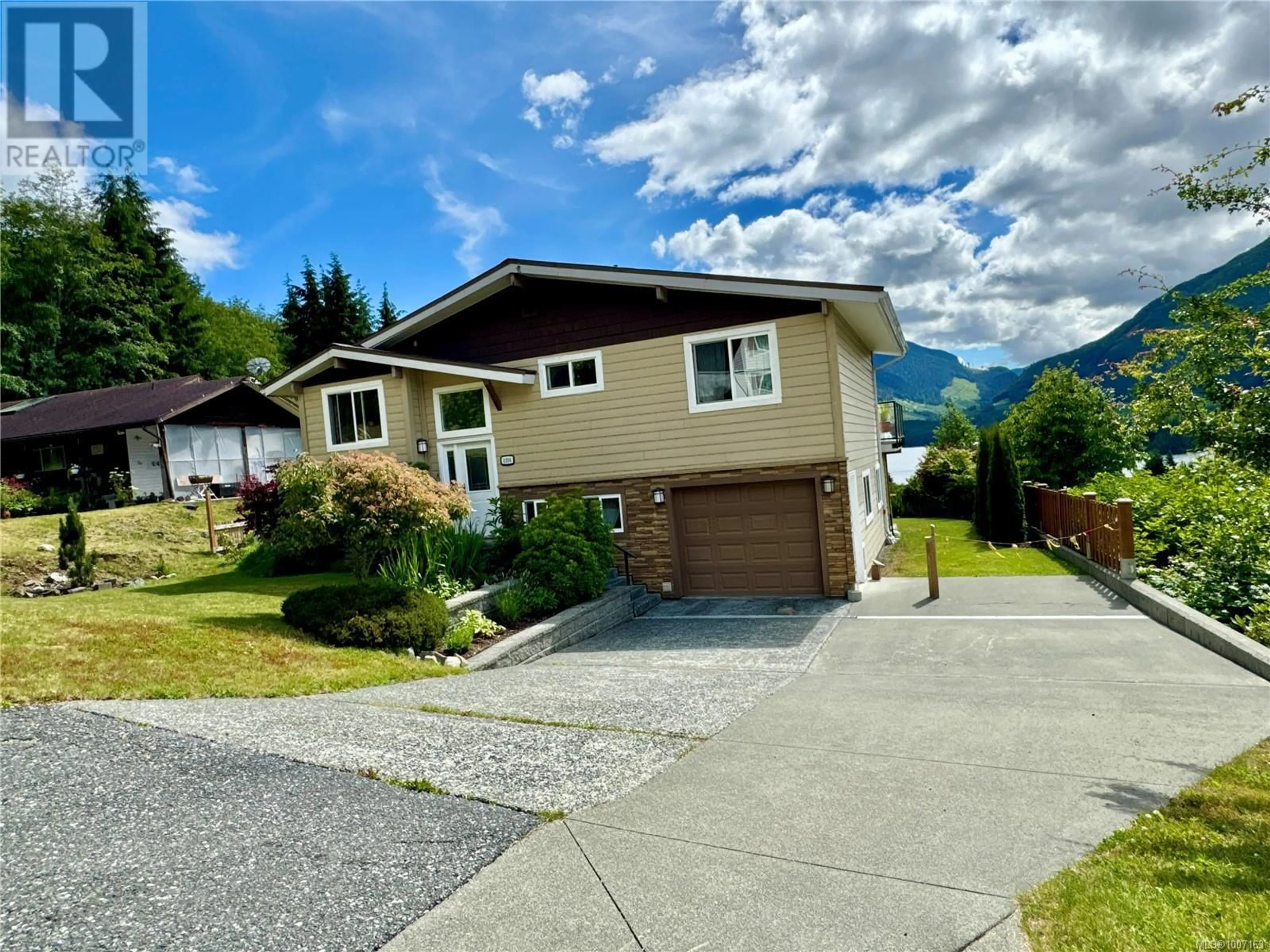 A pic from outside/outdoor area/front of a property/back of a property/a pic from drone, mountain view for 1216 MATSQUI AVENUE, Port Alice British Columbia V0N2N0