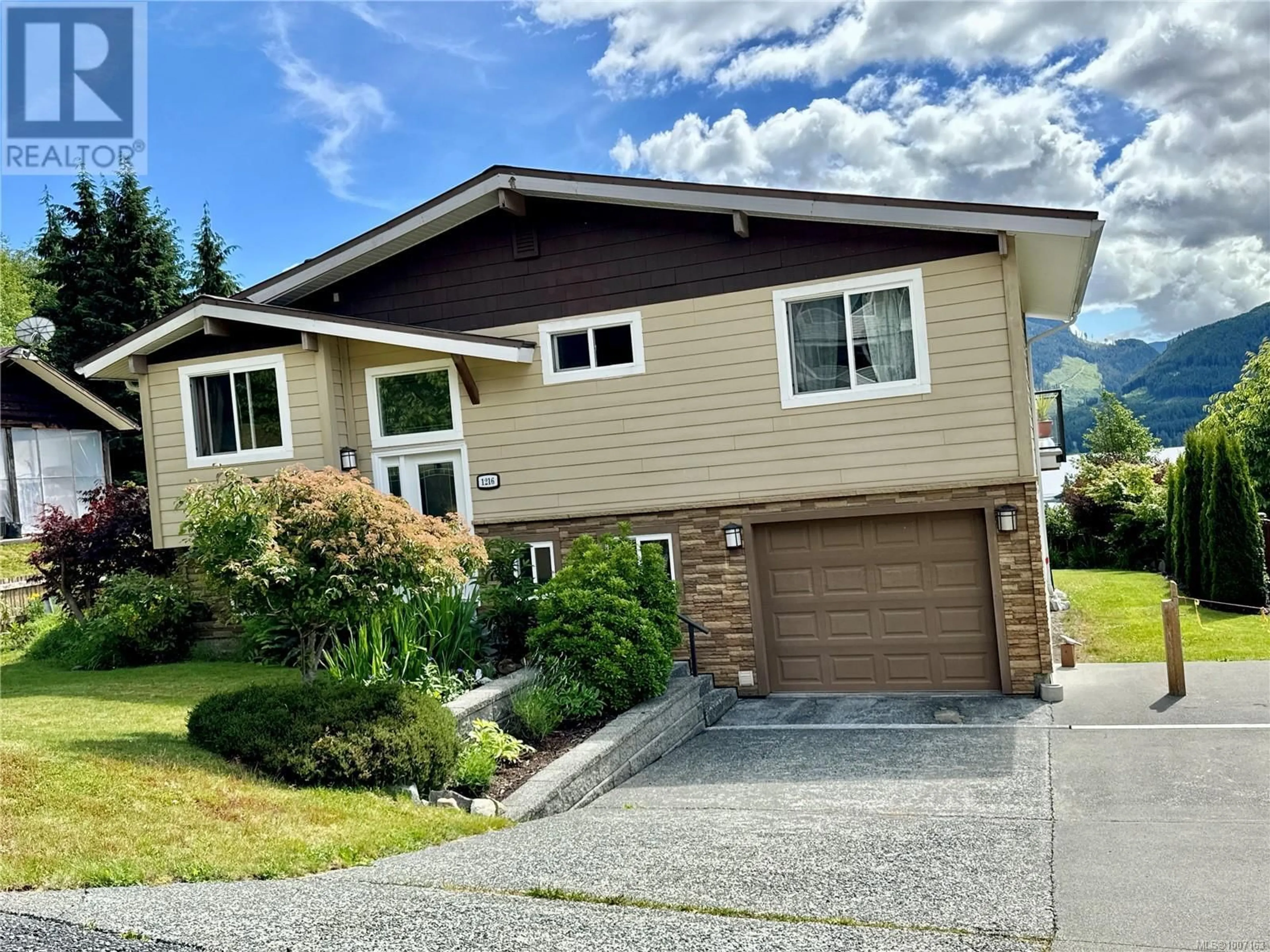 Home with vinyl exterior material, street for 1216 MATSQUI AVENUE, Port Alice British Columbia V0N2N0