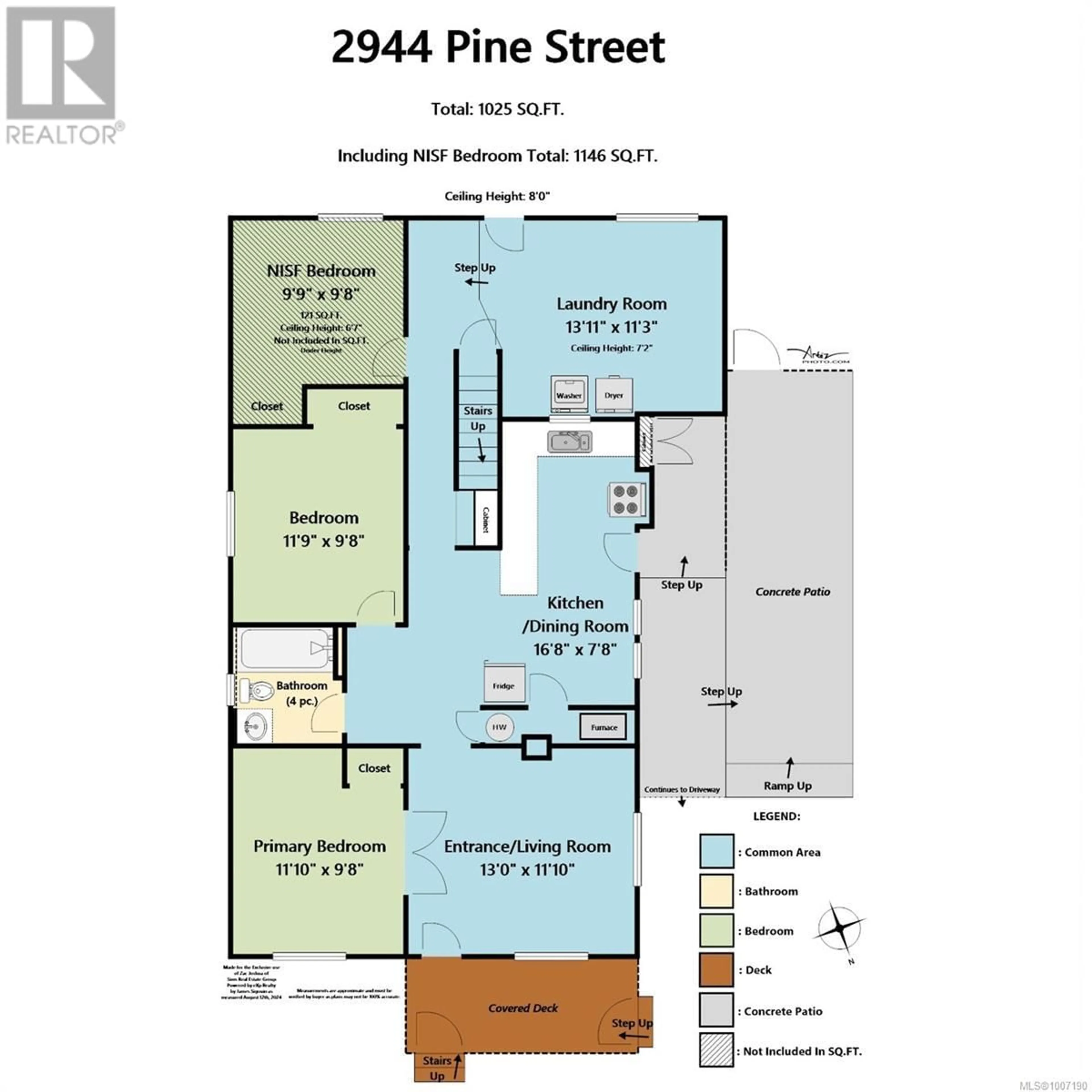 Floor plan for 2944 PINE STREET, Chemainus British Columbia V0R1K1