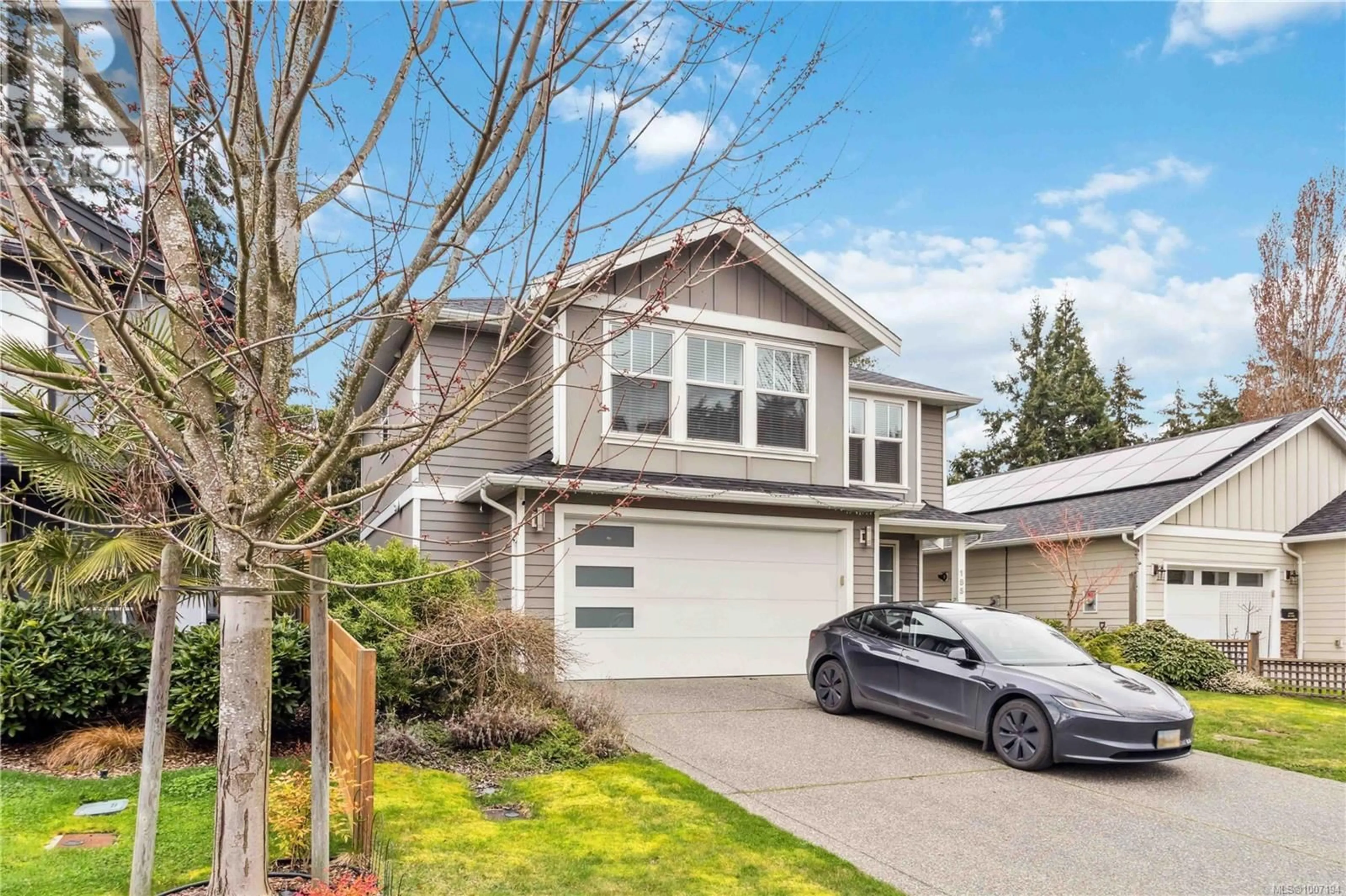 Home with vinyl exterior material, street for 185 BELLAMY LINK, Langford British Columbia V9B3M9
