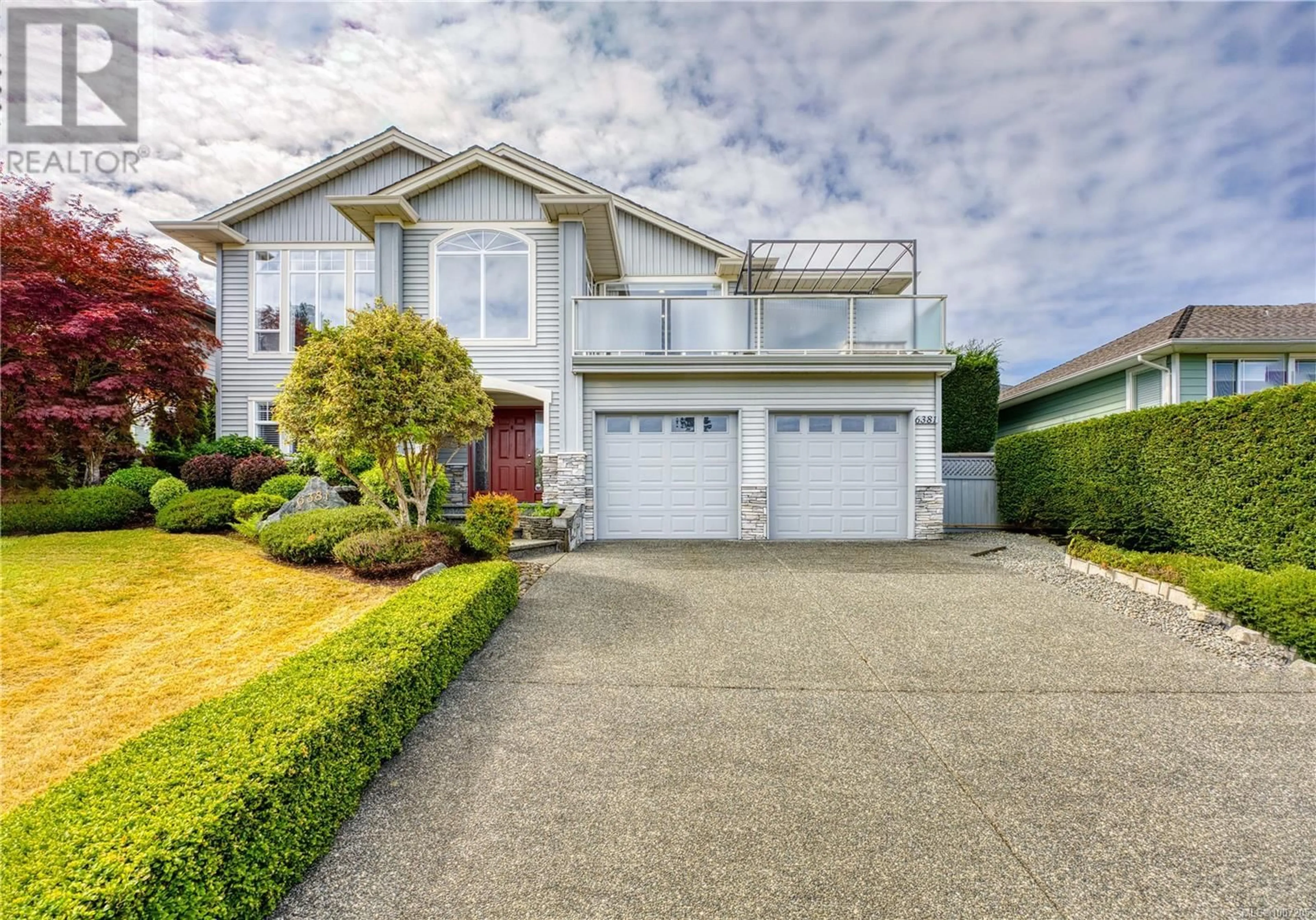 Home with vinyl exterior material, street for 6381 ICARUS DRIVE, Nanaimo British Columbia V9V1P2