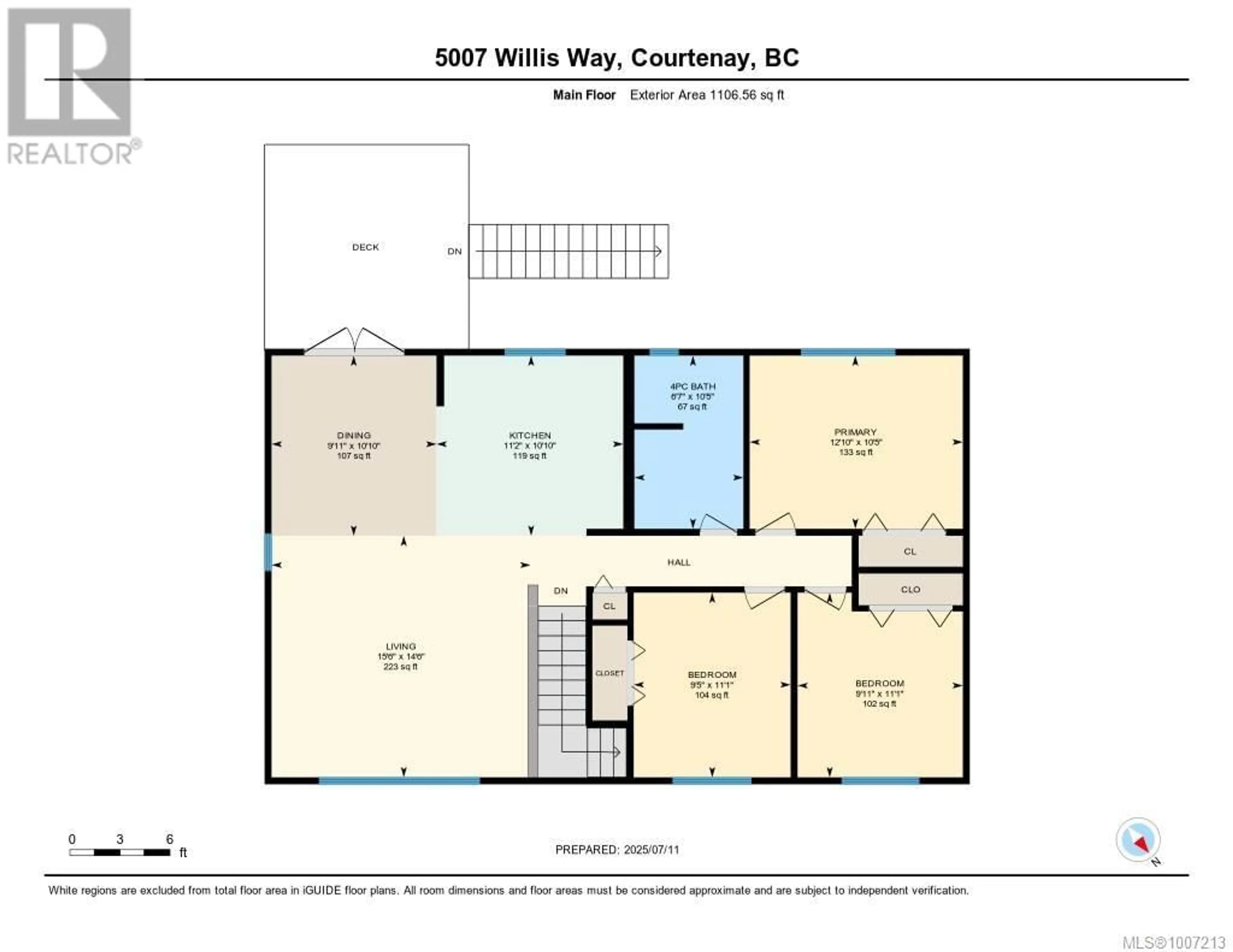 Floor plan for 5007 WILLIS WAY, Courtenay British Columbia V9J1L7