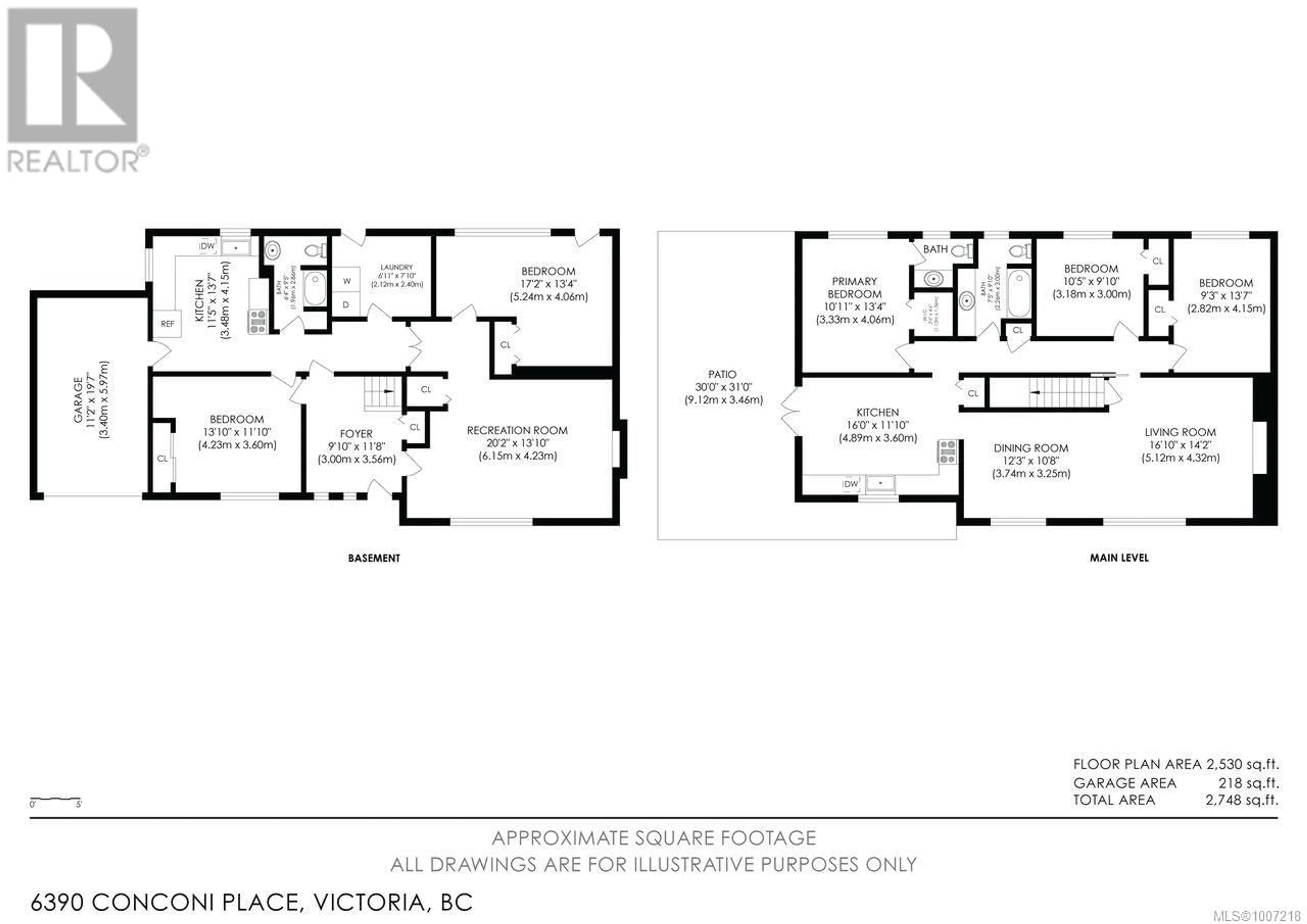 Floor plan for 6390 CONCONI PLACE, Central Saanich British Columbia V8Z5Z6