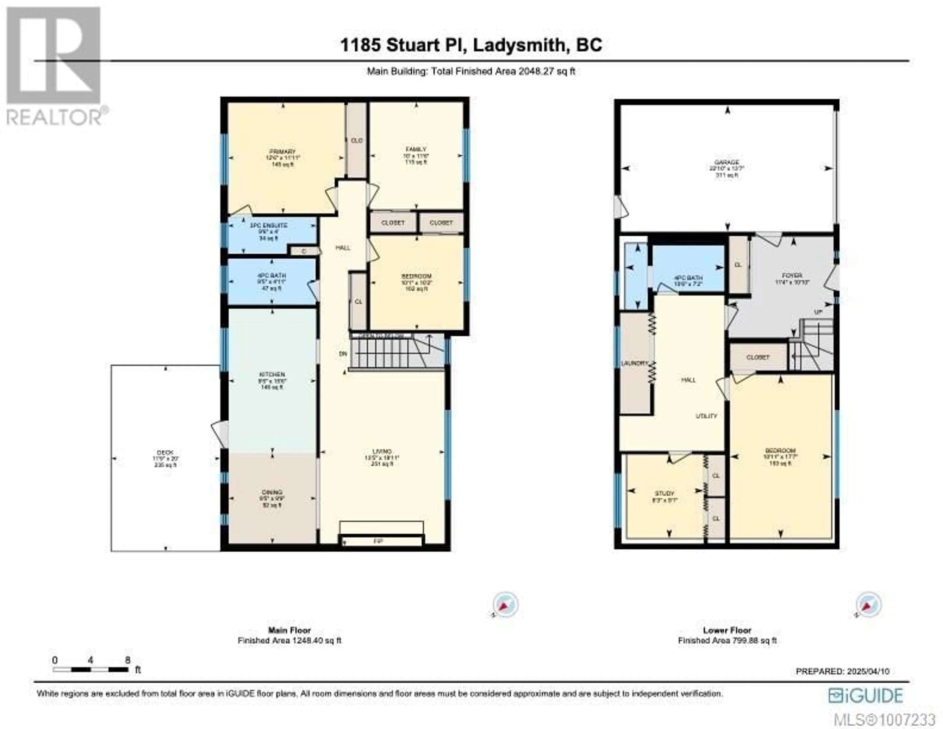 Floor plan for 1185 STUART PLACE, Ladysmith British Columbia V9G1P4