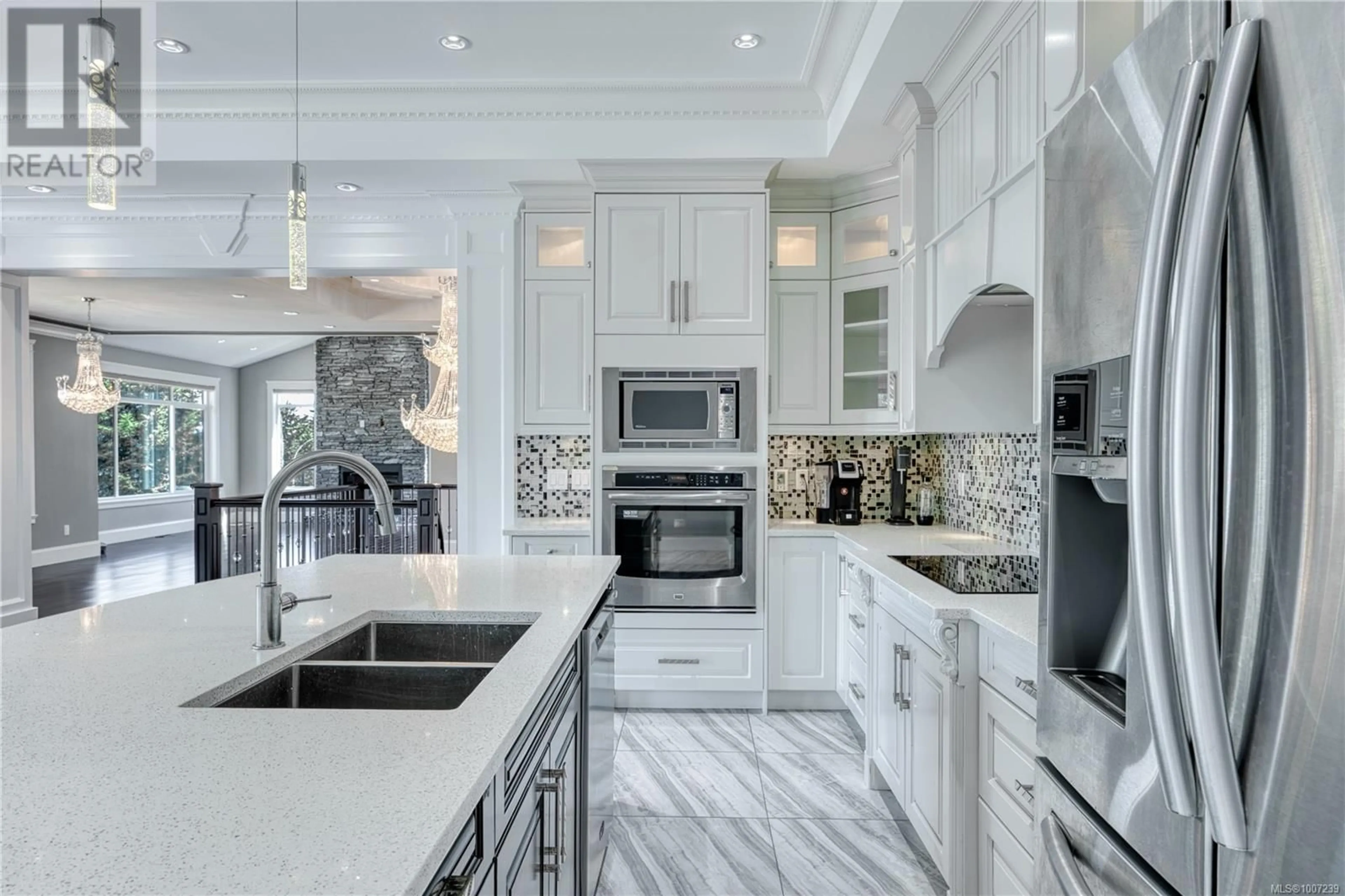 Contemporary kitchen, ceramic/tile floor for 6283 ICARUS DRIVE, Nanaimo British Columbia V9V1B5