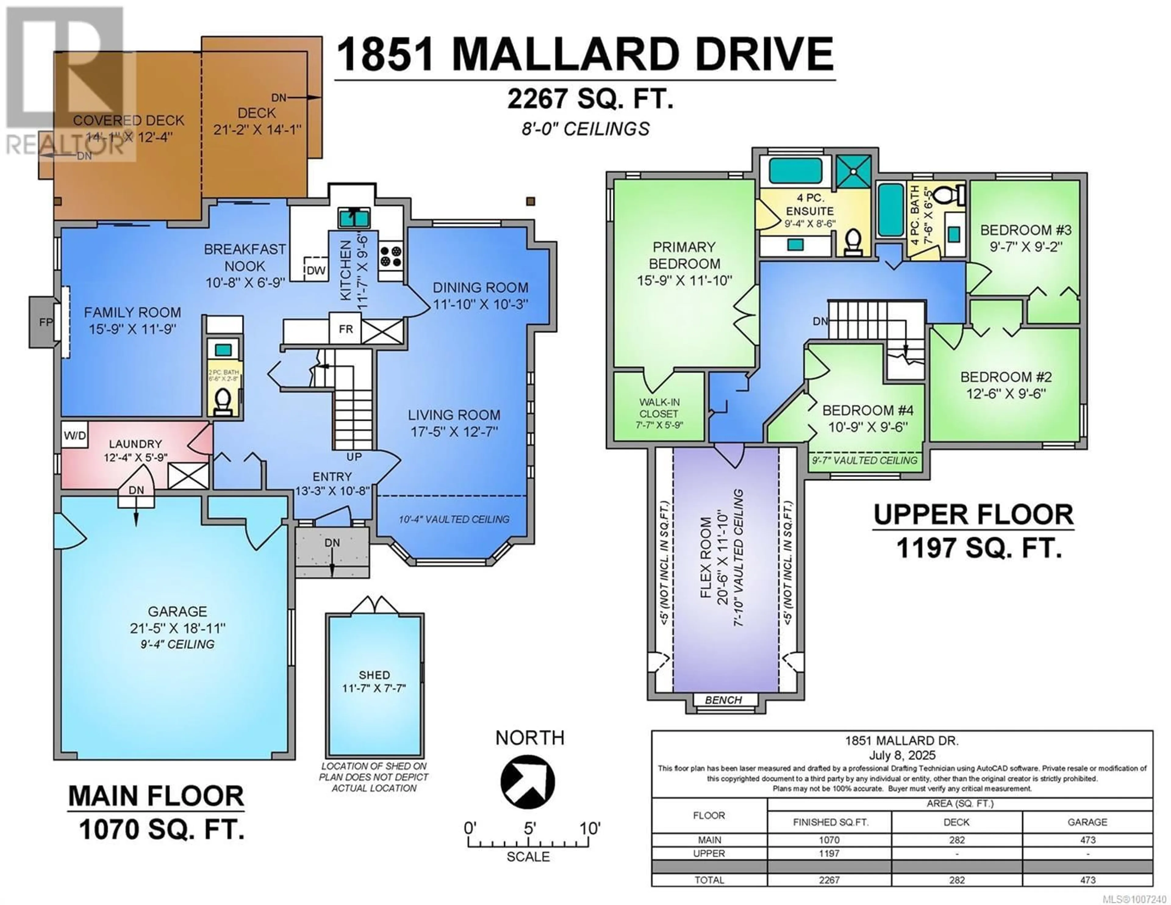 Floor plan for 1851 MALLARD DRIVE, Courtenay British Columbia V9N8M2