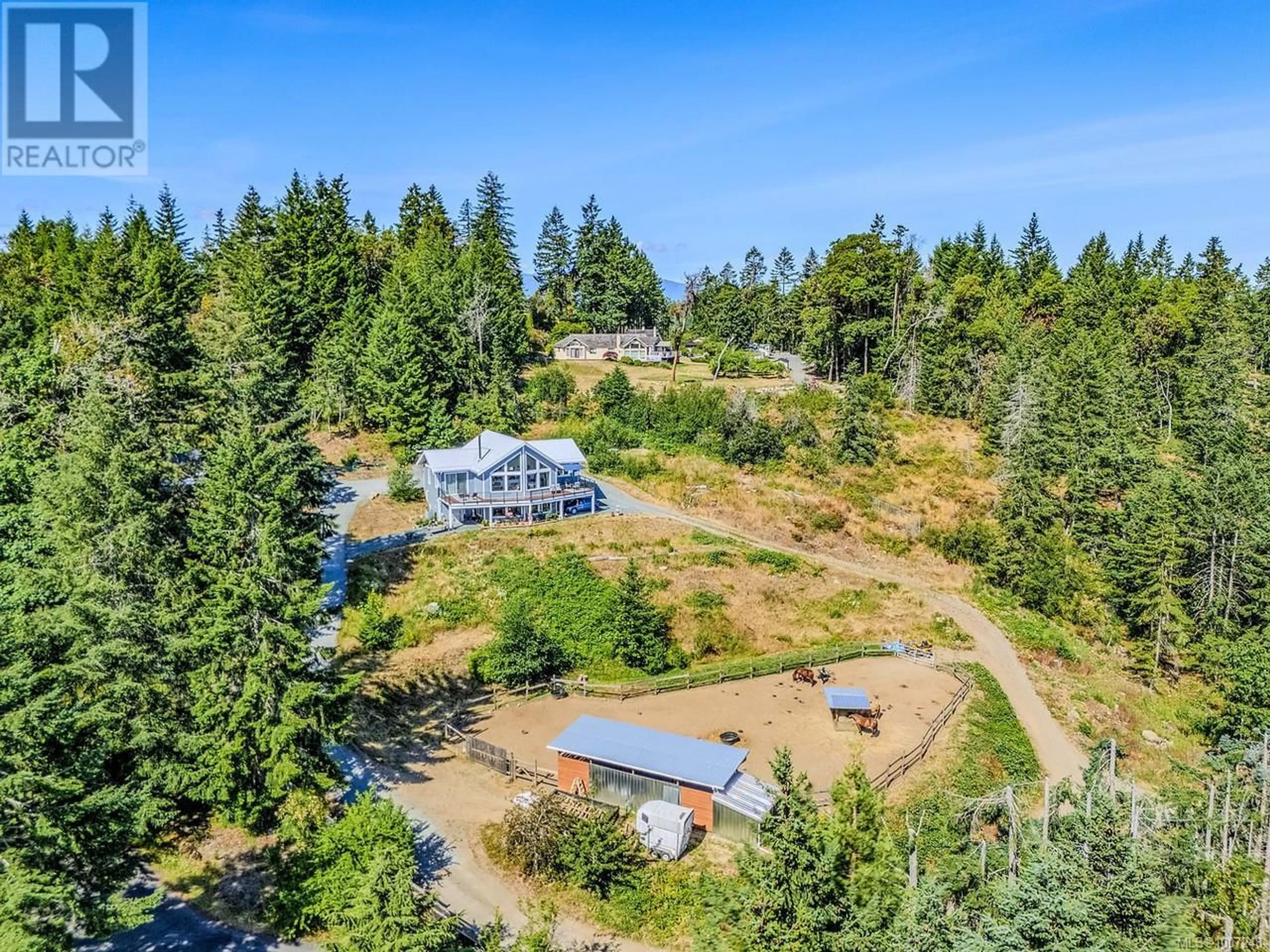 A pic from outside/outdoor area/front of a property/back of a property/a pic from drone, unknown for 1860 MORELLO ROAD, Nanoose Bay British Columbia V9P9B1