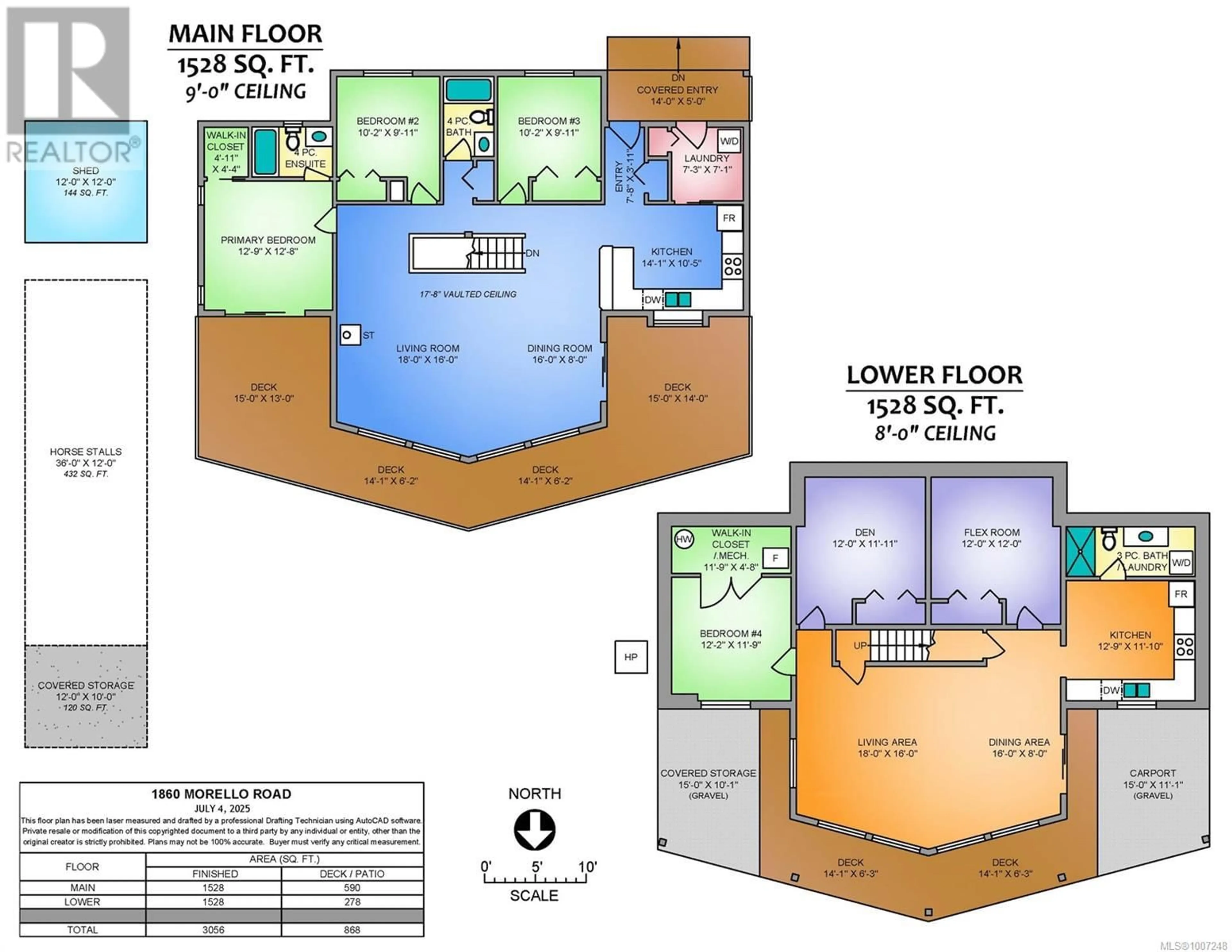 Floor plan for 1860 MORELLO ROAD, Nanoose Bay British Columbia V9P9B1