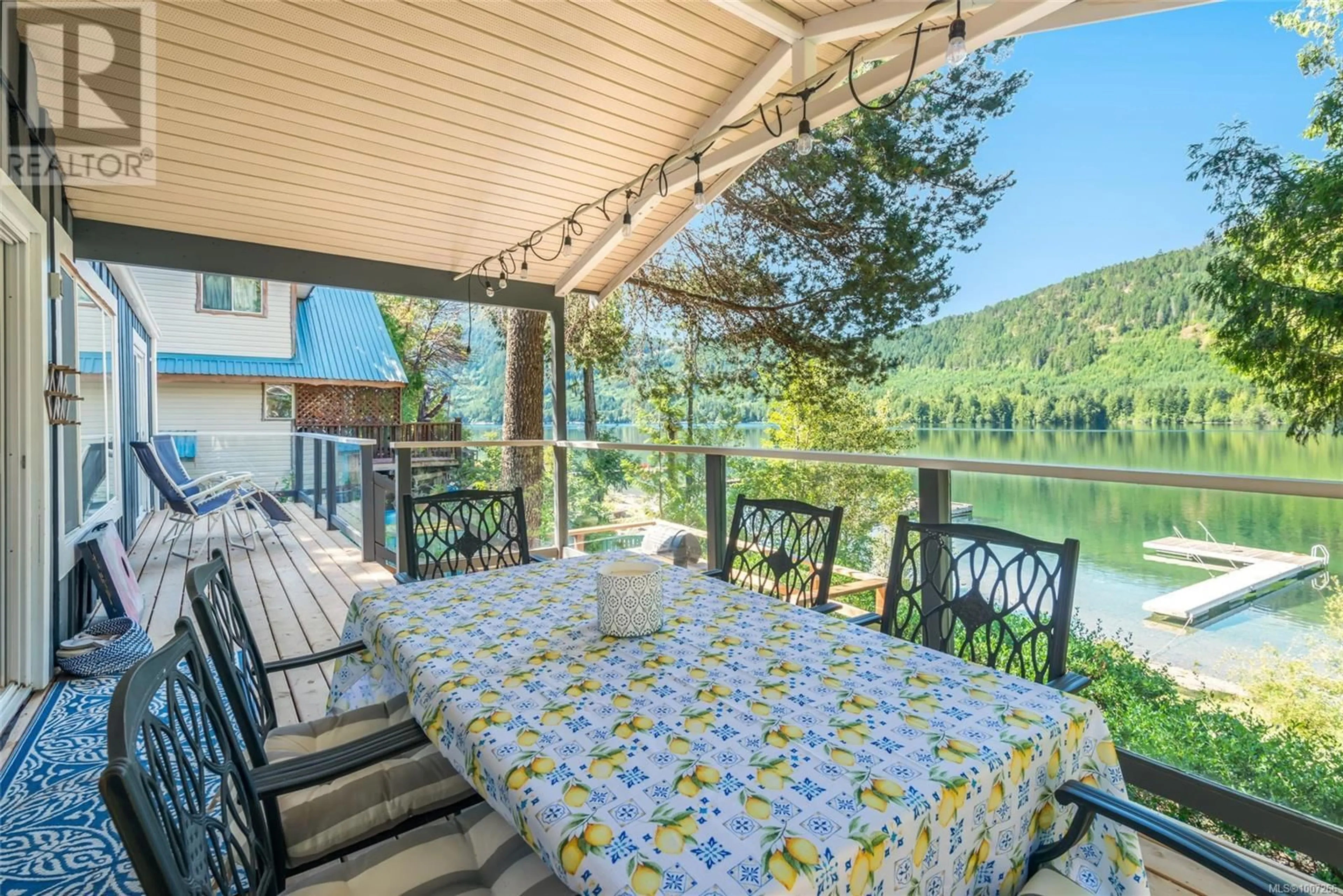 Patio, water/lake/river/ocean view for 3470 HORNE LAKE CAVES ROAD, Qualicum Beach British Columbia V9K2L7