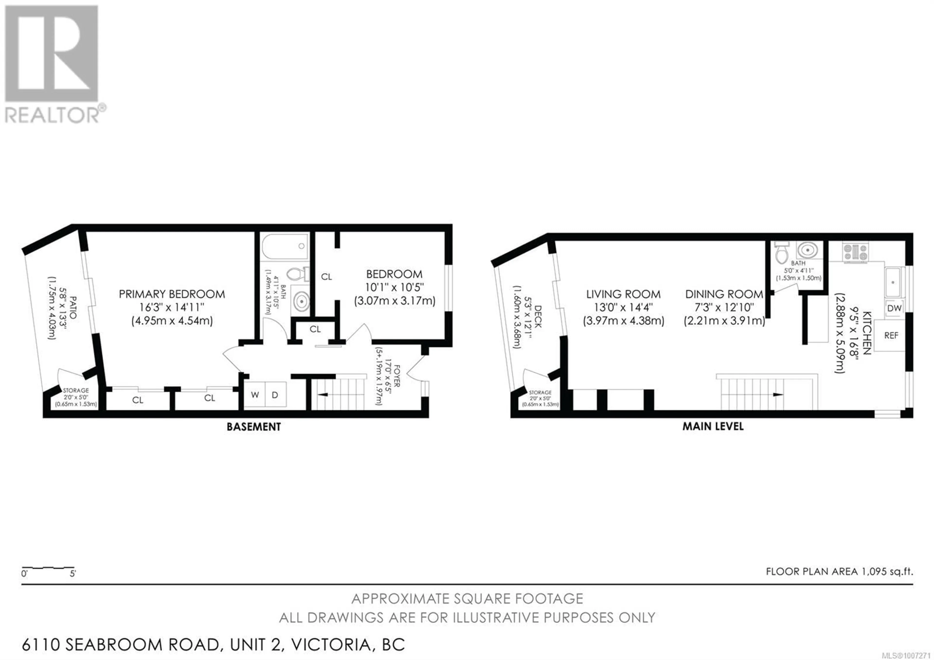 Floor plan for 2 - 6110 SEABROOM ROAD, Sooke British Columbia V9Z0B8