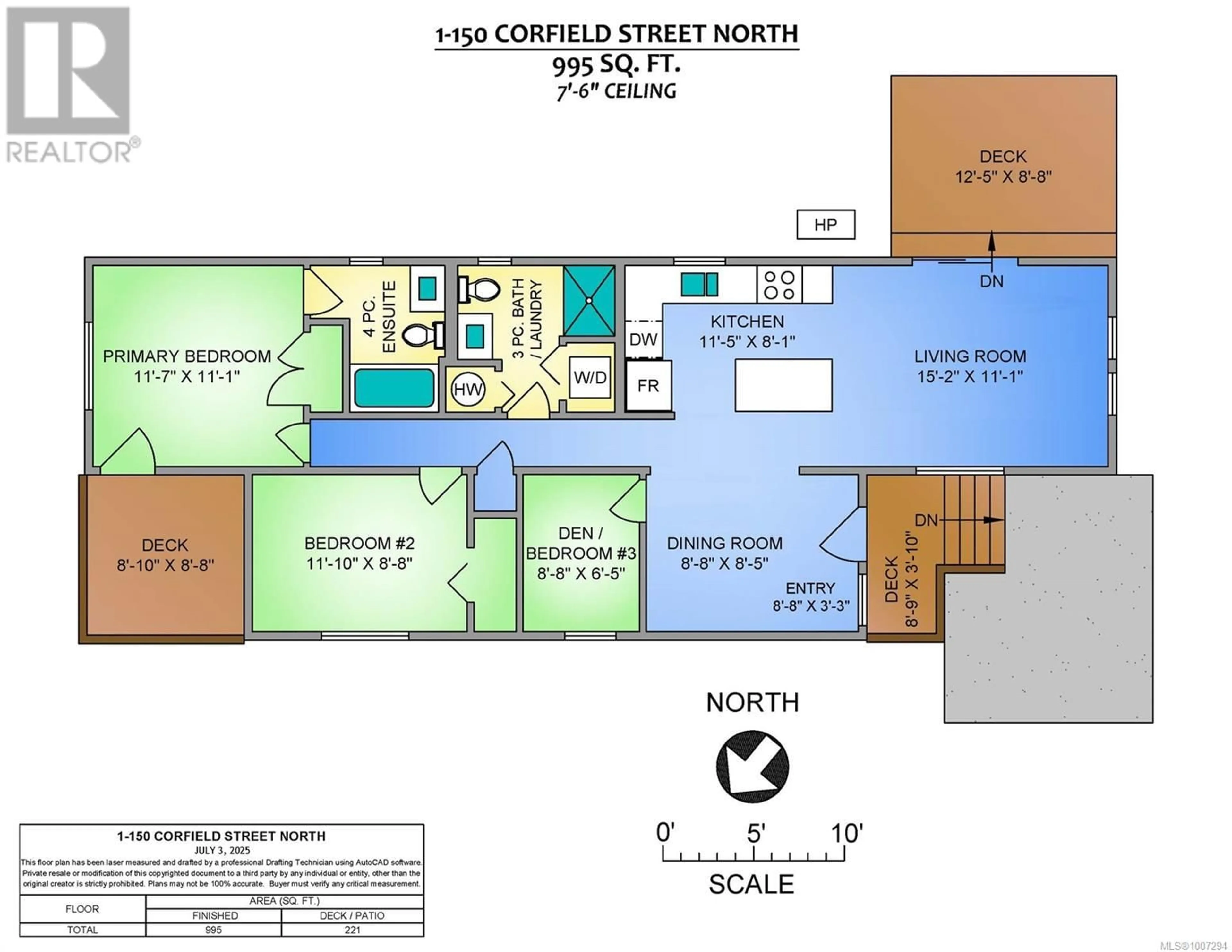 Floor plan for 1 - 150 CORFIELD STREET NORTH, Parksville British Columbia V9P1T9