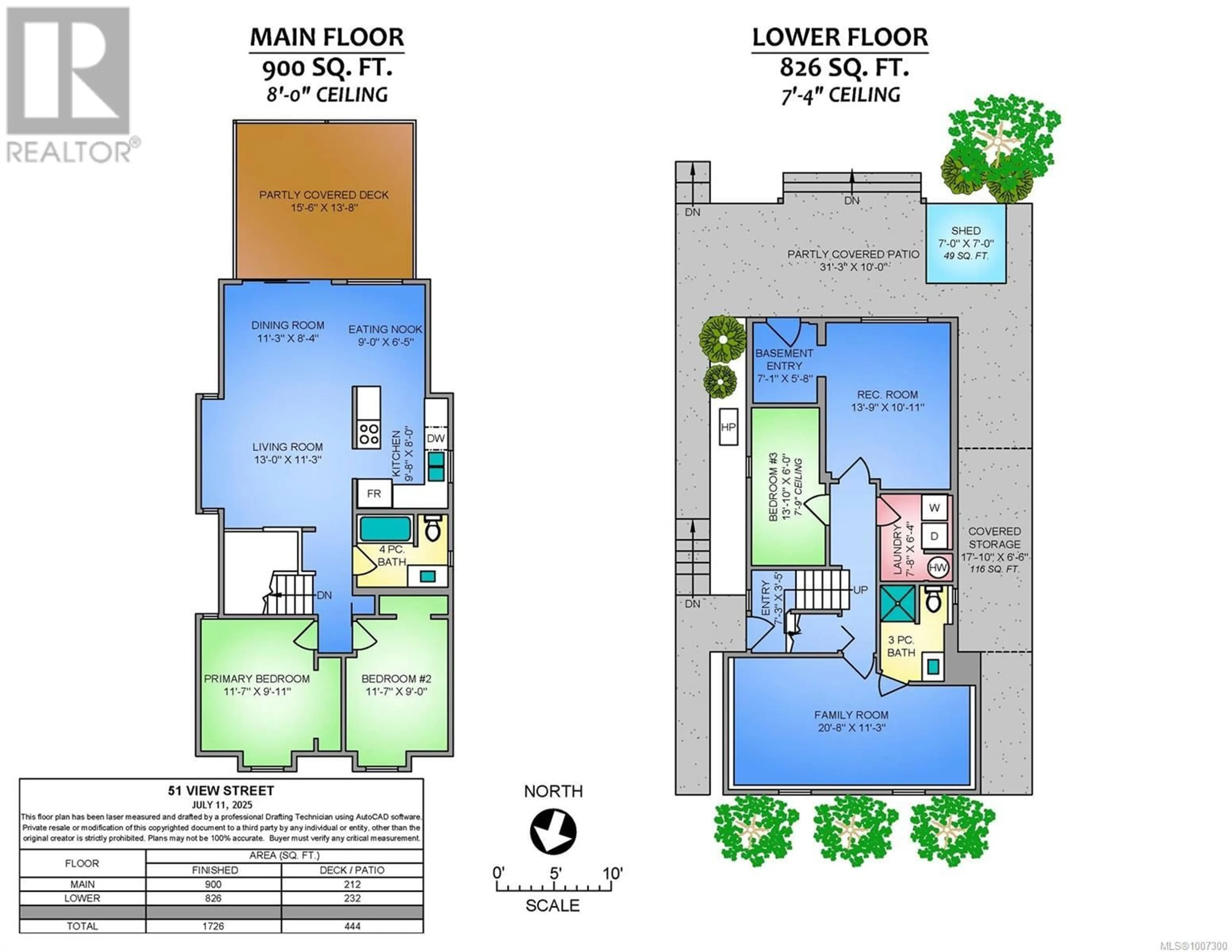 Floor plan for 51 VIEW STREET, Nanaimo British Columbia V9R4N3