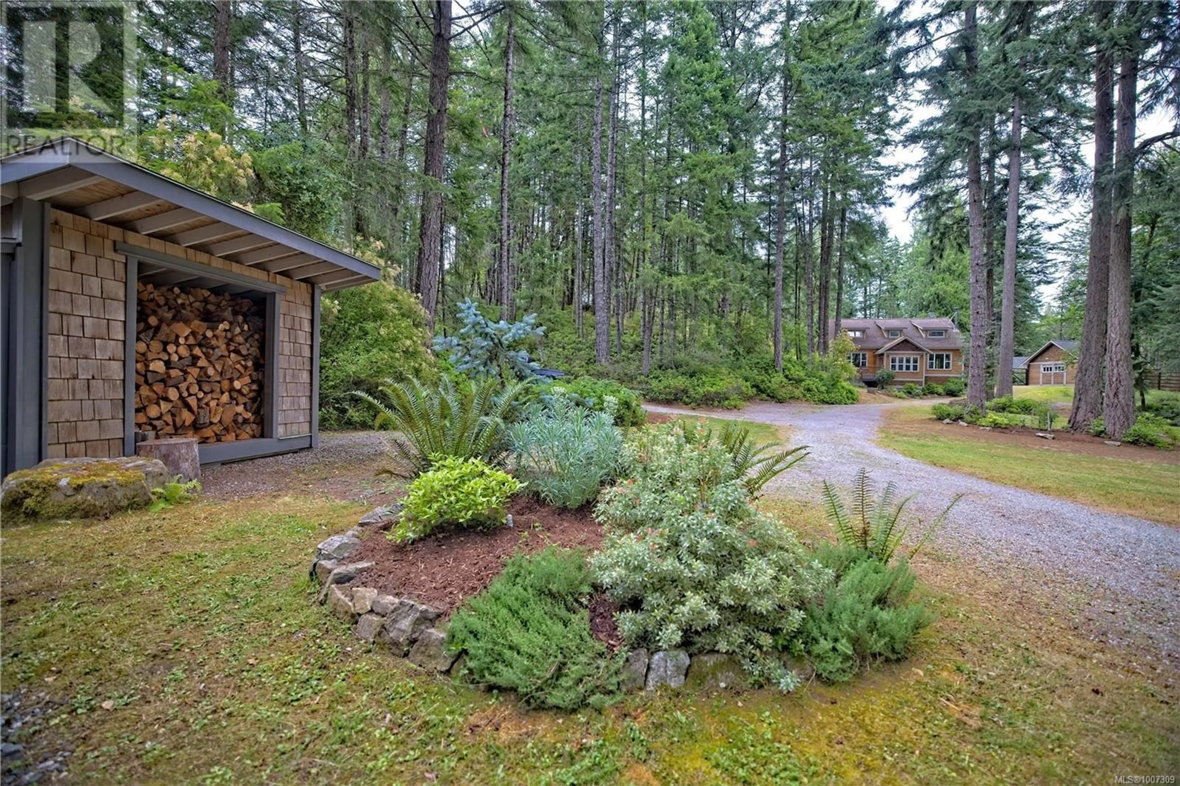 Patio, forest/trees view for 615 STEWART ROAD, Salt Spring British Columbia V8K2A2