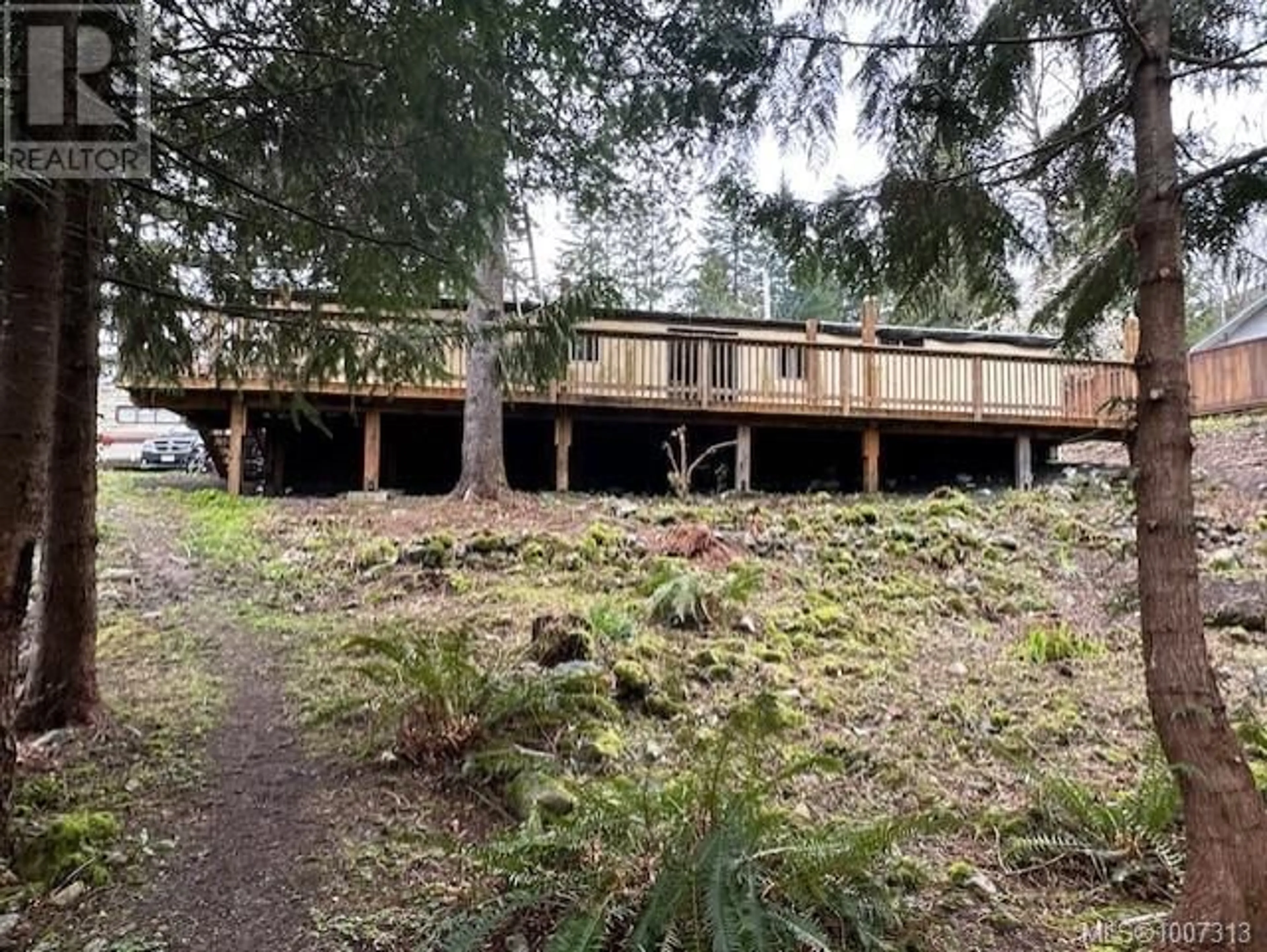 A pic from outside/outdoor area/front of a property/back of a property/a pic from drone, forest/trees view for 7353 NEVA ROAD, Lake Cowichan British Columbia V0R2G0