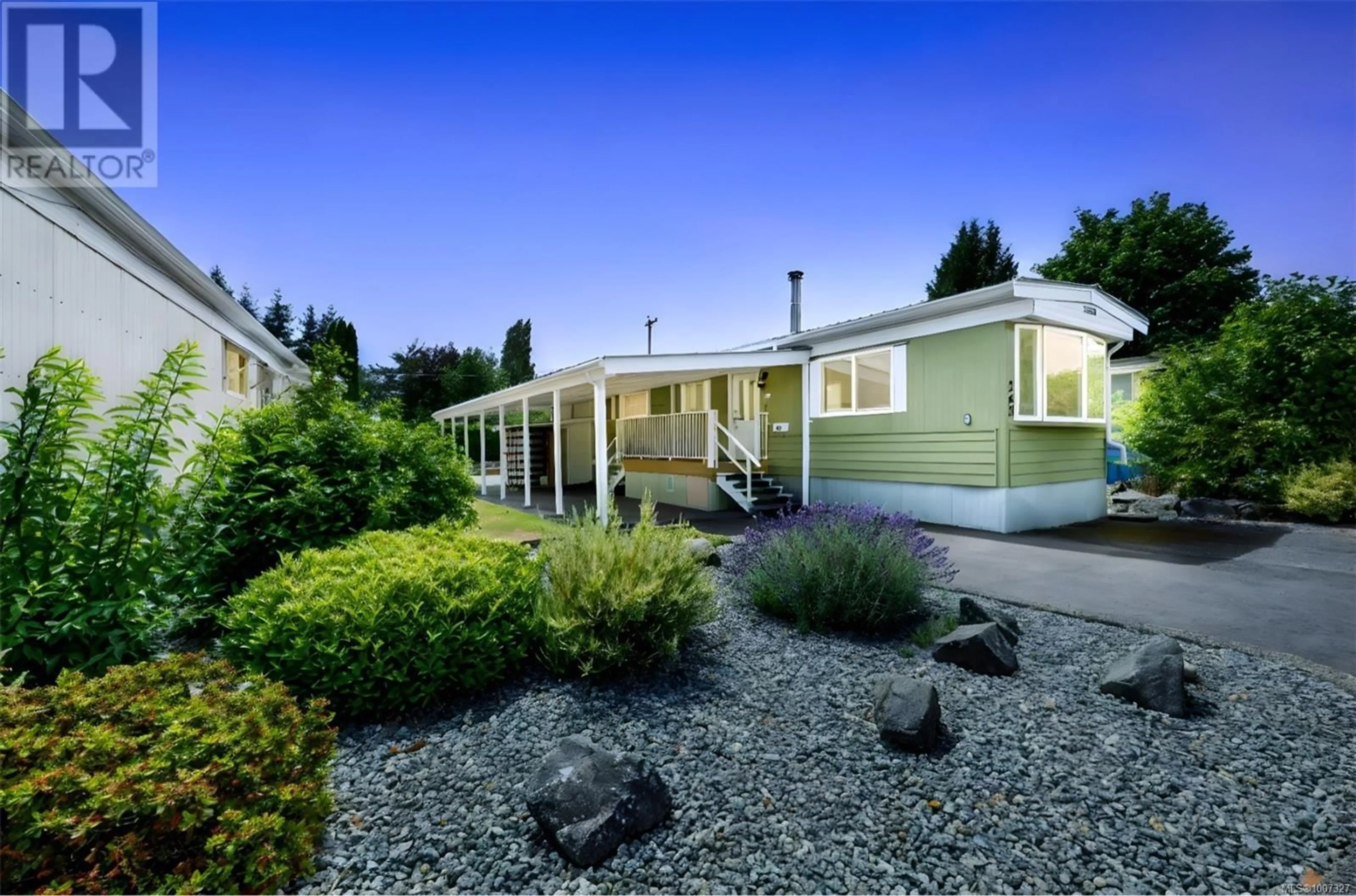 Home with vinyl exterior material, street for 265 - 2885 BOYS ROAD, Duncan British Columbia V9L4Y9