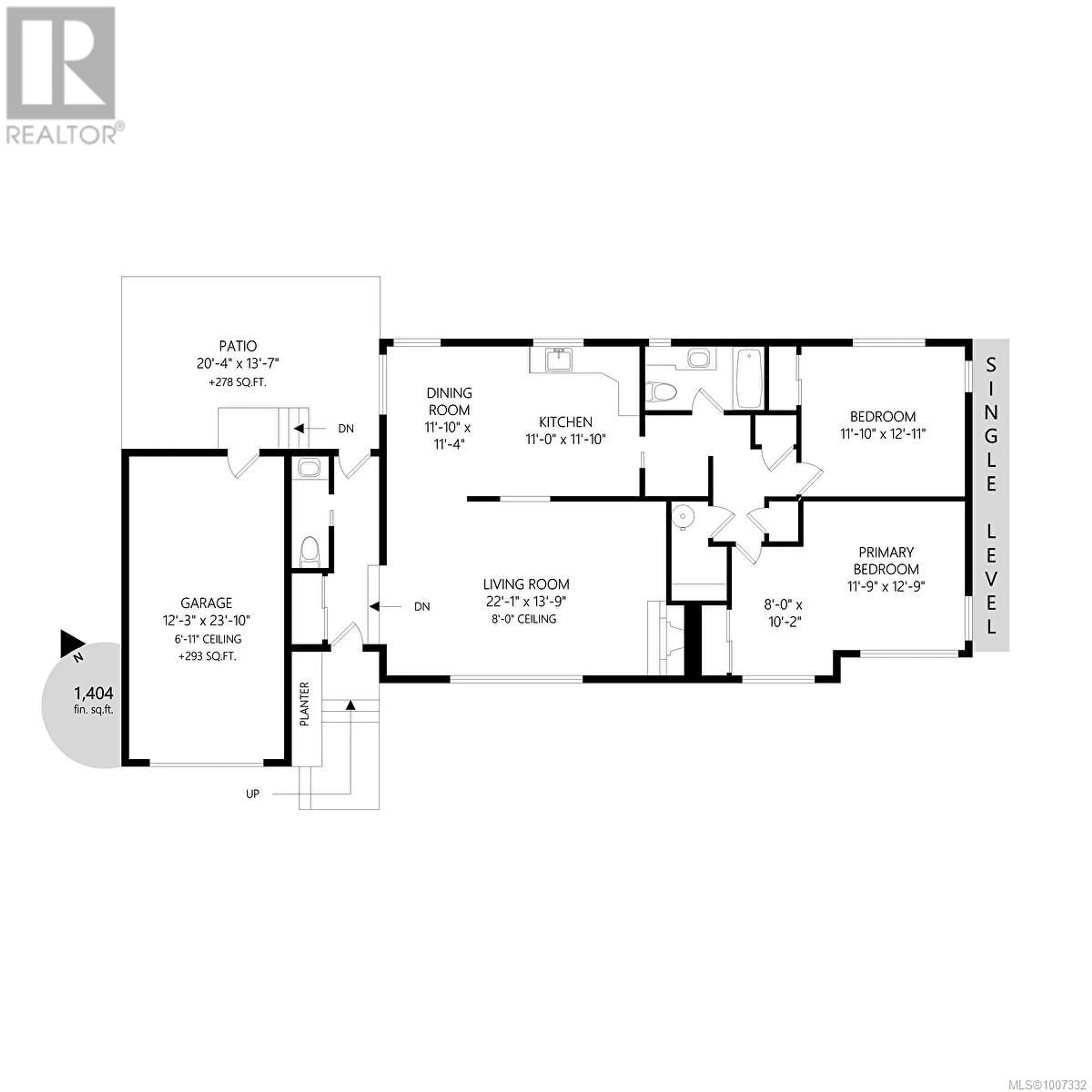 Floor plan for 3665 RAYMOND STREET SOUTH, Saanich British Columbia V8Z4J9