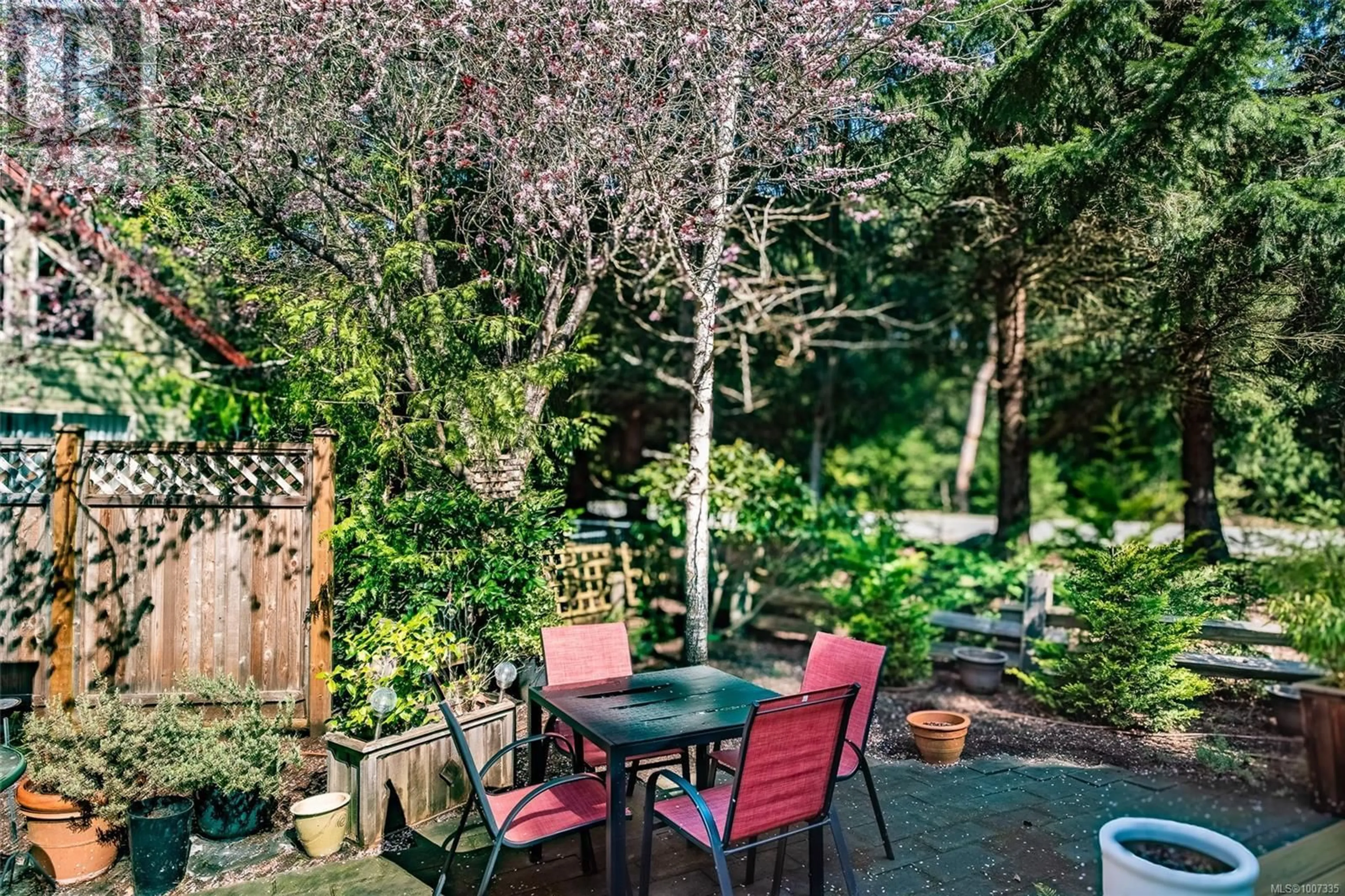 Patio, forest/trees view for 161 - 1080 RESORT DRIVE, Parksville British Columbia V9P2G9