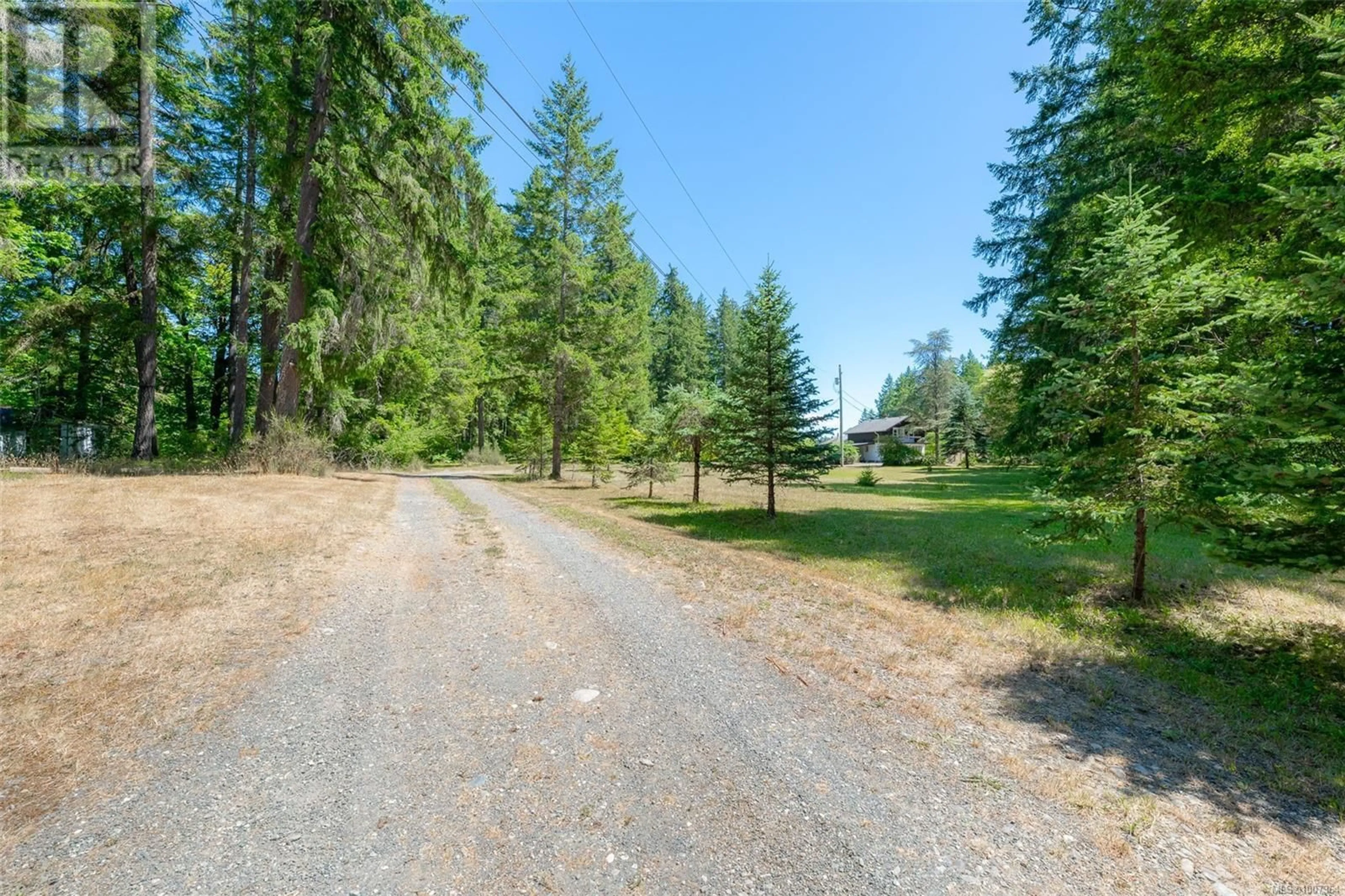 A pic from outside/outdoor area/front of a property/back of a property/a pic from drone, forest/trees view for 7175 THOMPSON ROAD, Port Alberni British Columbia V9Y8M3
