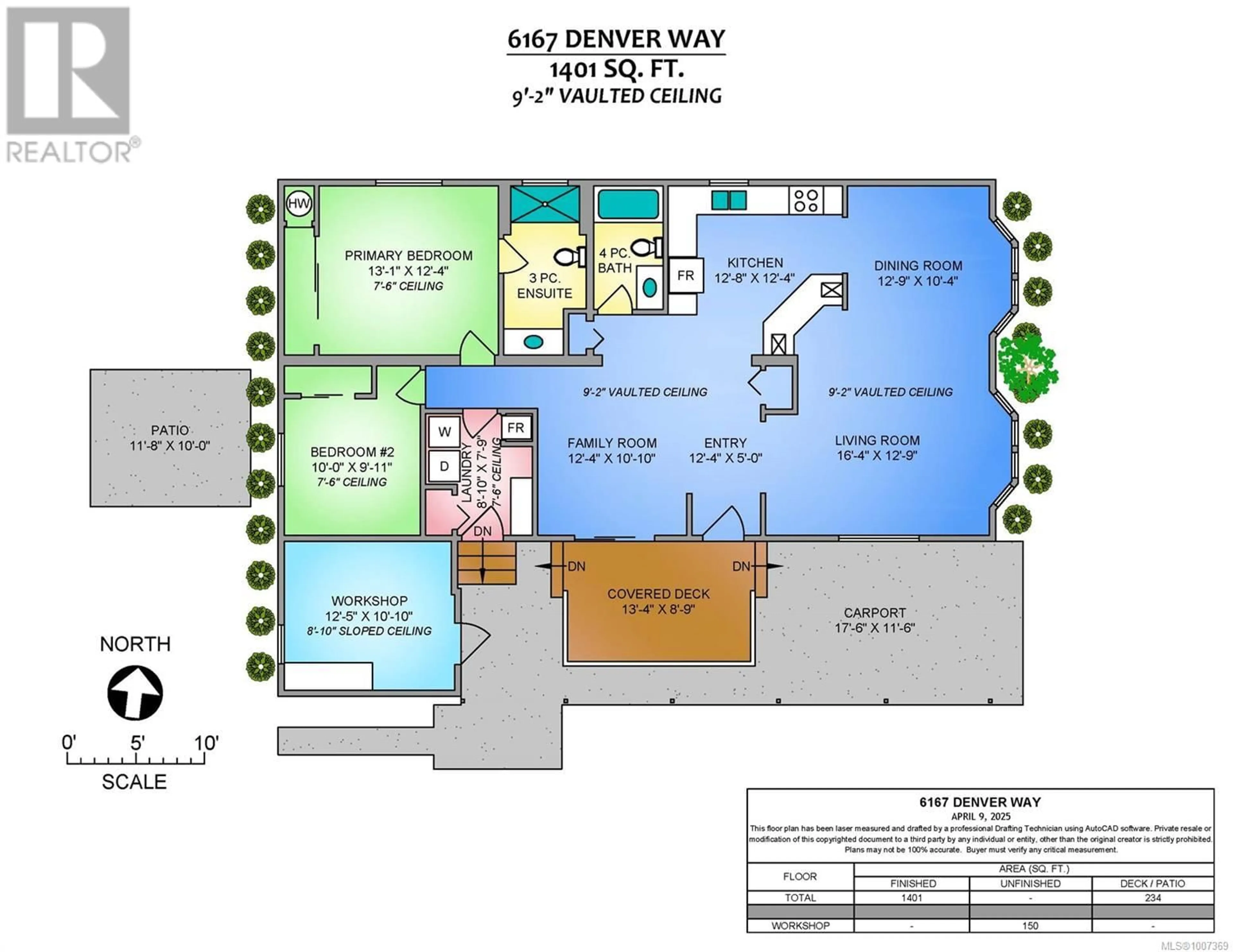 Floor plan for 6167 DENVER WAY, Nanaimo British Columbia V9T6J2