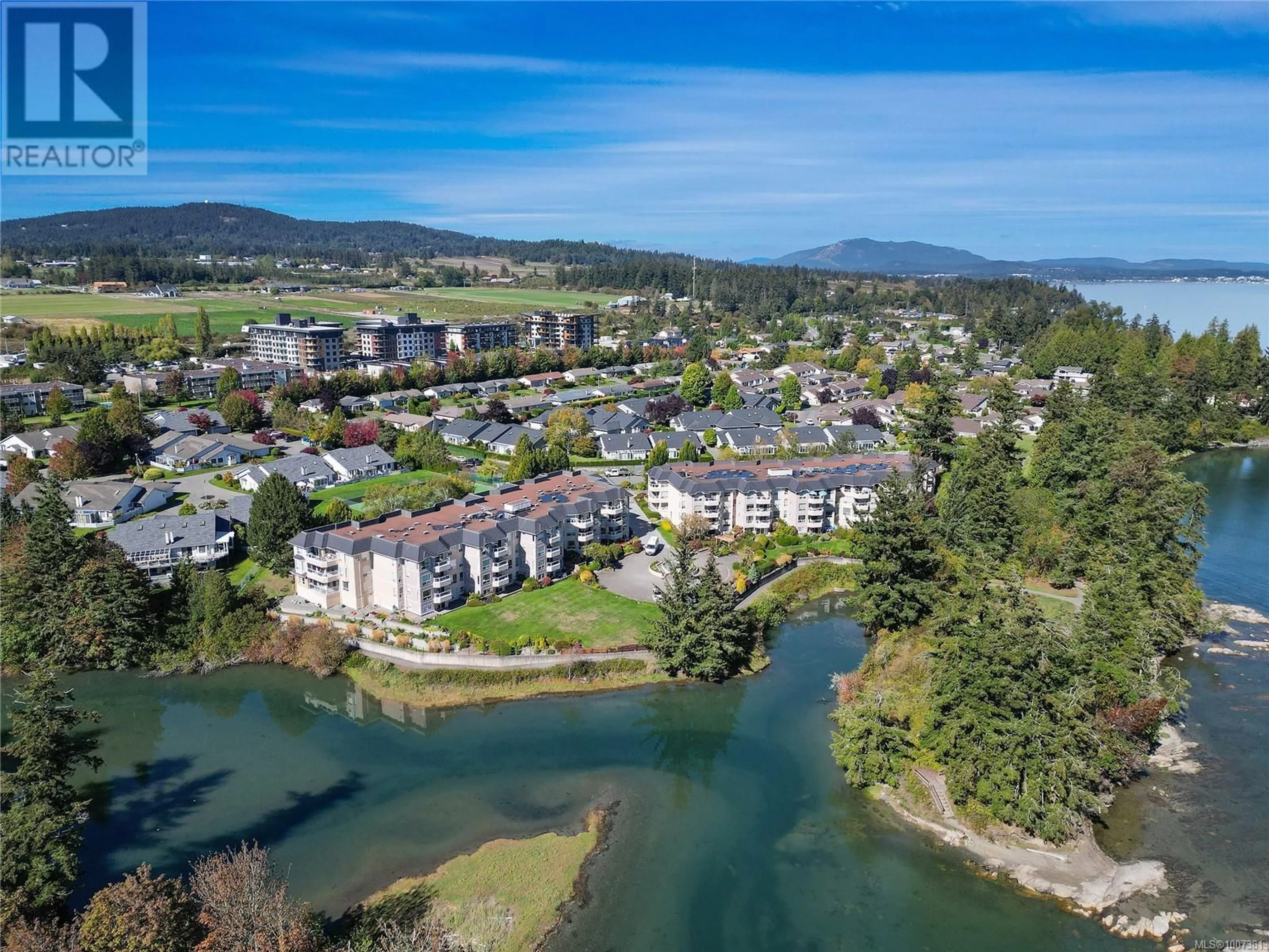 A pic from outside/outdoor area/front of a property/back of a property/a pic from drone, water/lake/river/ocean view for 87 - 2600 FERGUSON ROAD, Central Saanich British Columbia V8M2C1