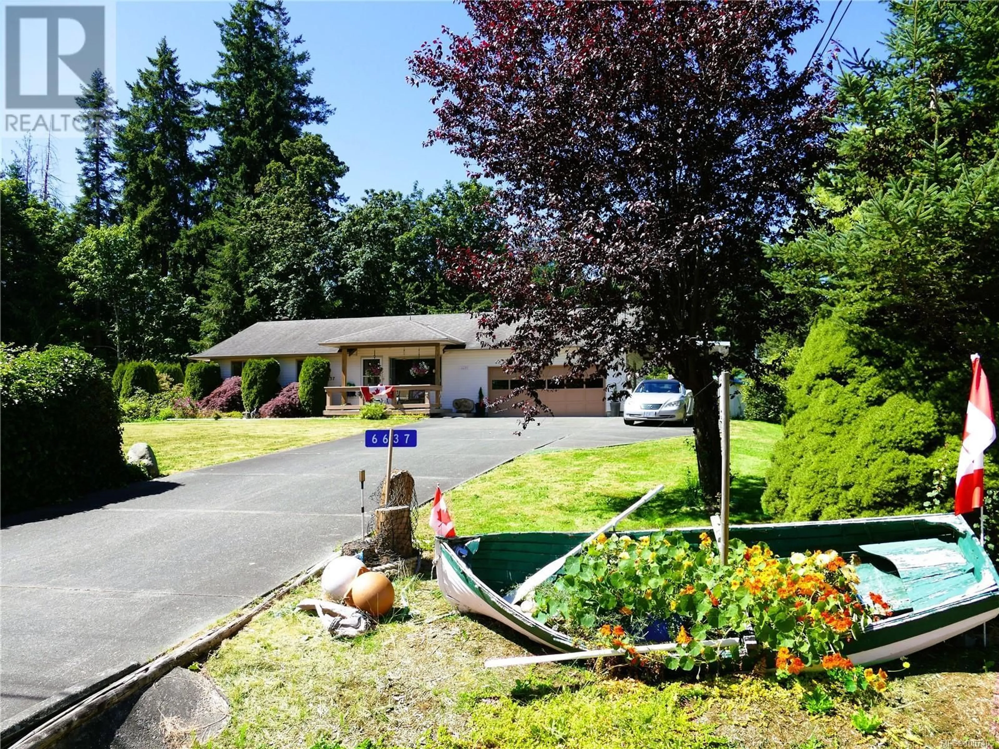 A pic from outside/outdoor area/front of a property/back of a property/a pic from drone, mountain view for 6637 WALKER FRONTAGE ROAD, Fanny Bay British Columbia V0R1W0