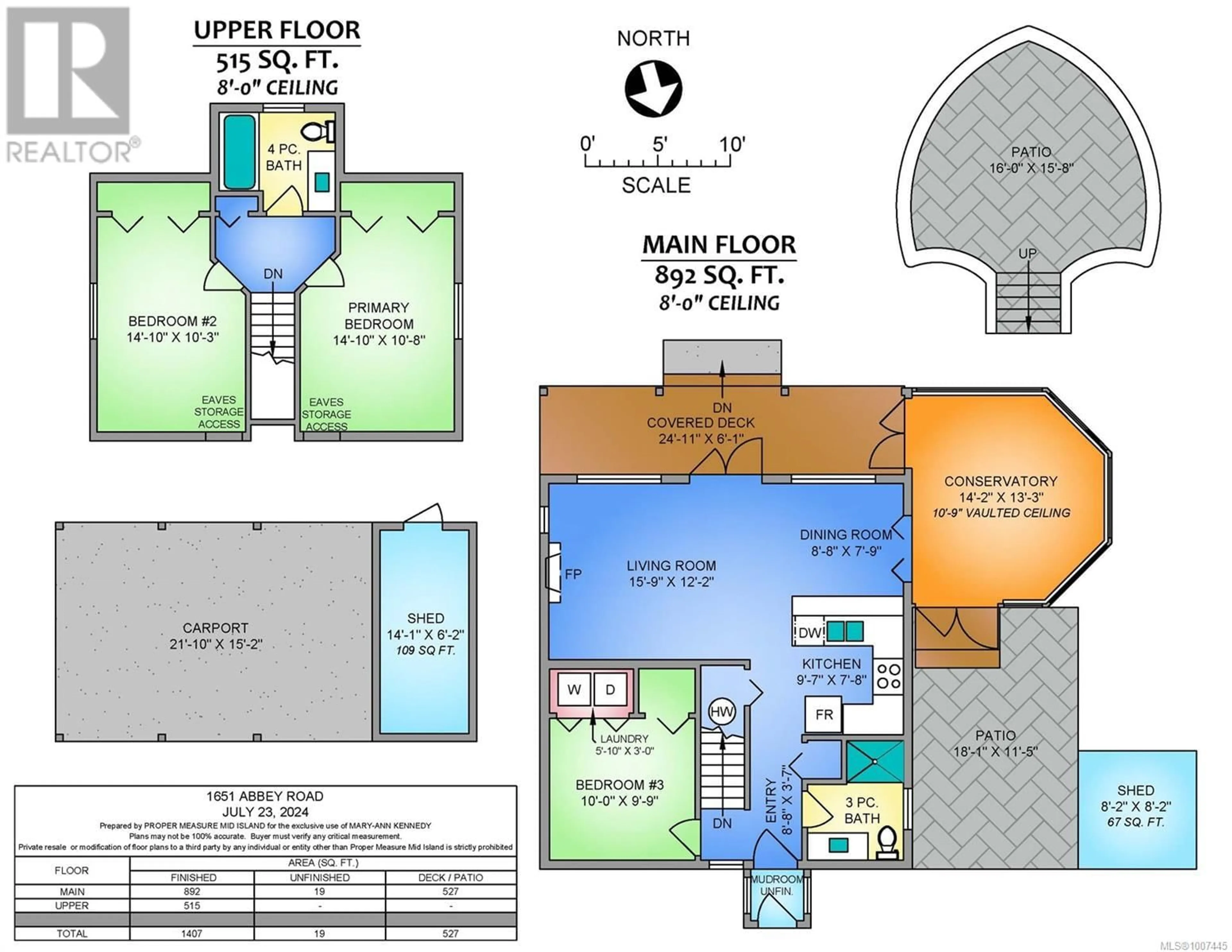 Floor plan for 1651 ABBEY ROAD, Qualicum Beach British Columbia V9K2S3