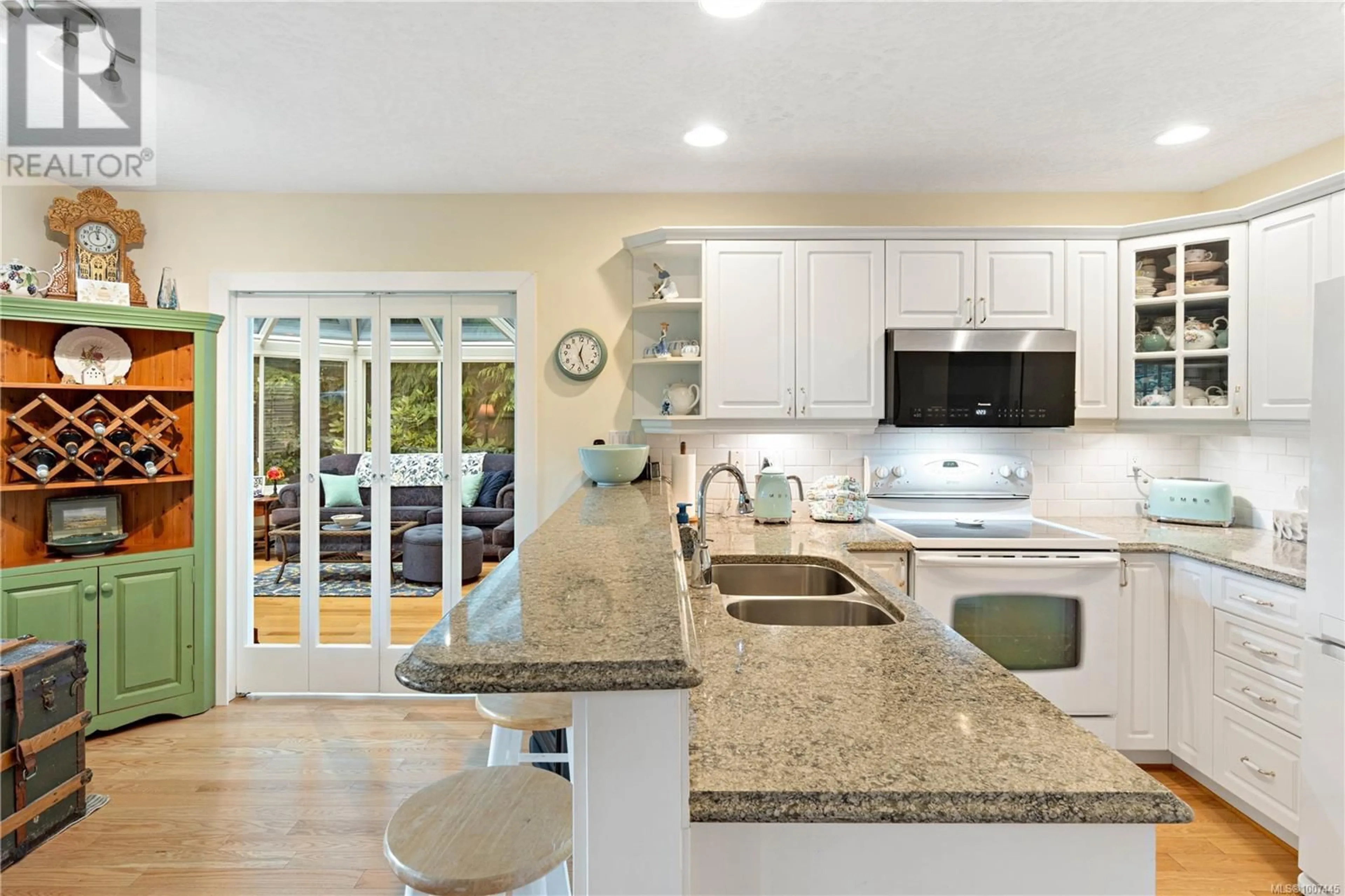 Open concept kitchen, ceramic/tile floor for 1651 ABBEY ROAD, Qualicum Beach British Columbia V9K2S3
