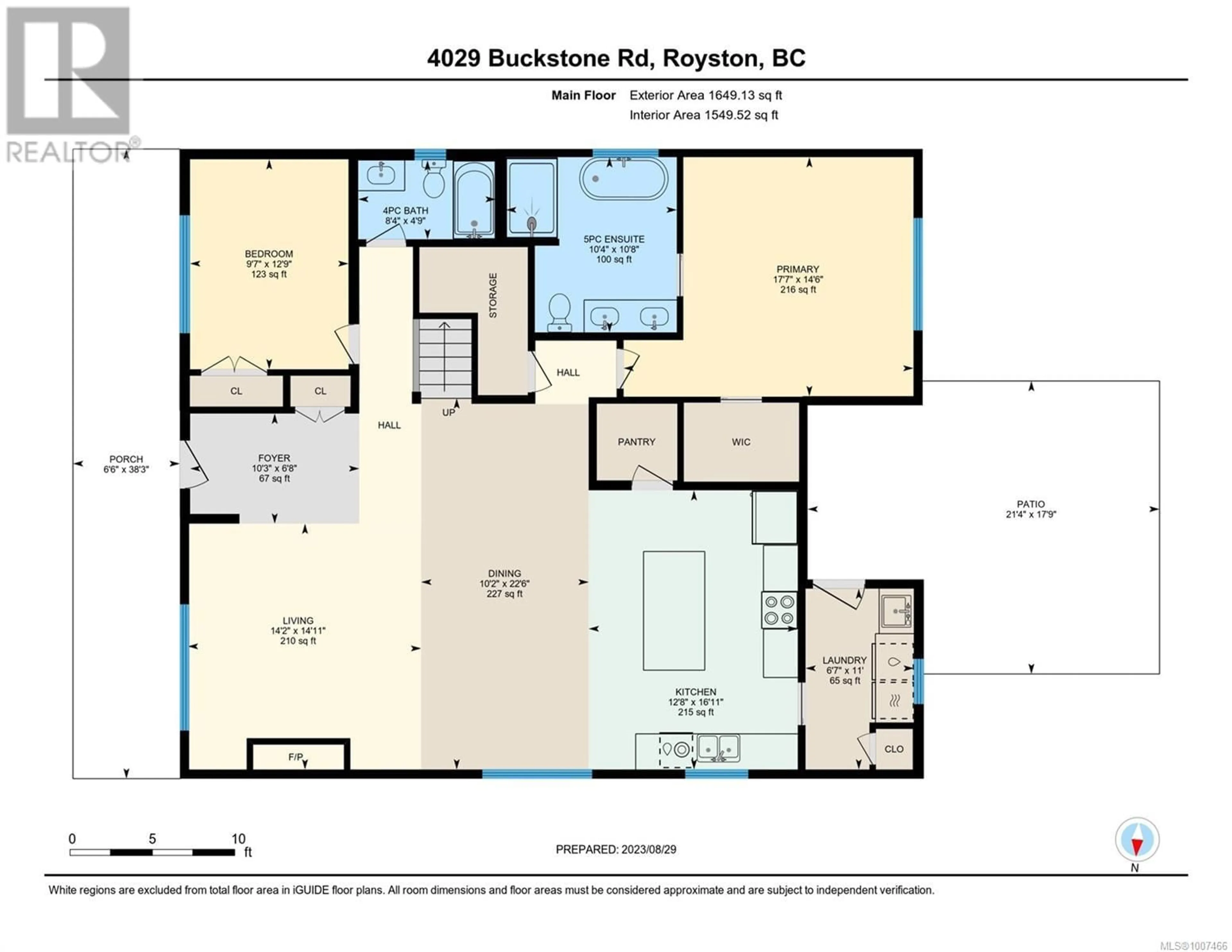 Floor plan for 4029 BUCKSTONE ROAD, Courtenay British Columbia V9N0B4