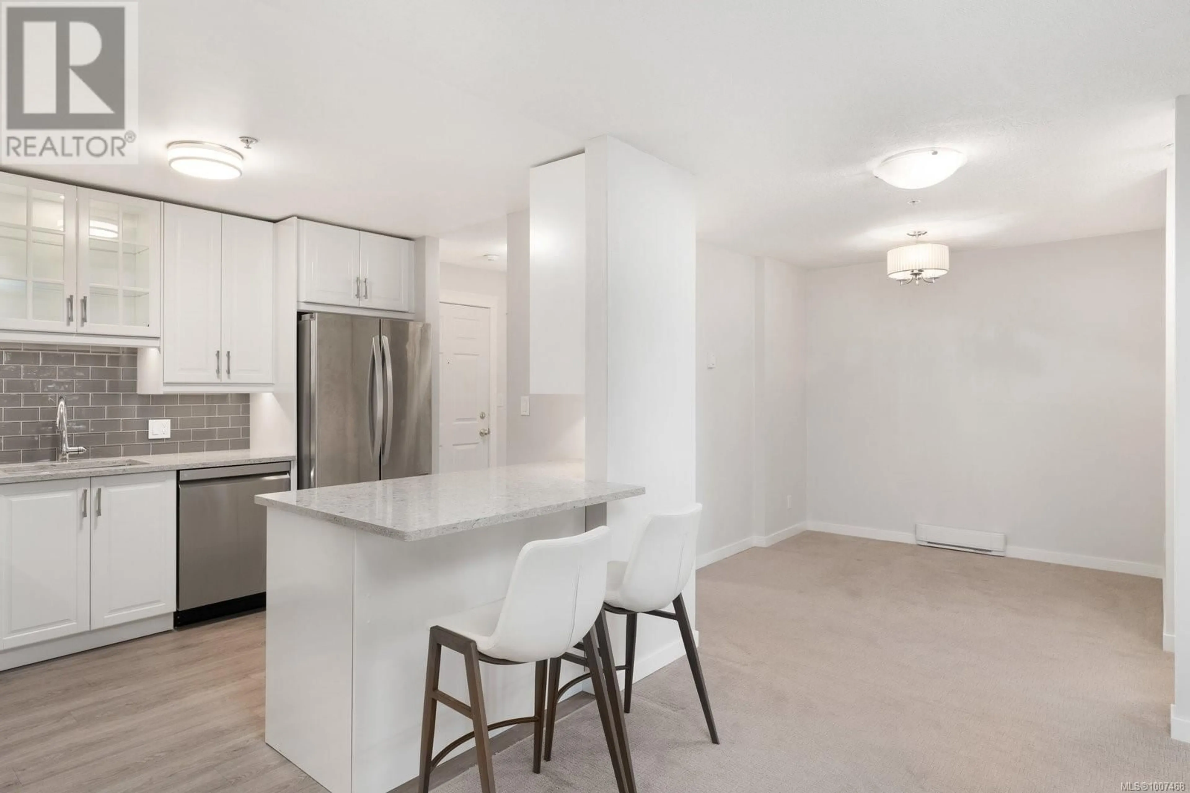 Open concept kitchen, unknown for 203 - 3363 GLASGOW AVENUE, Saanich British Columbia V8X1M5