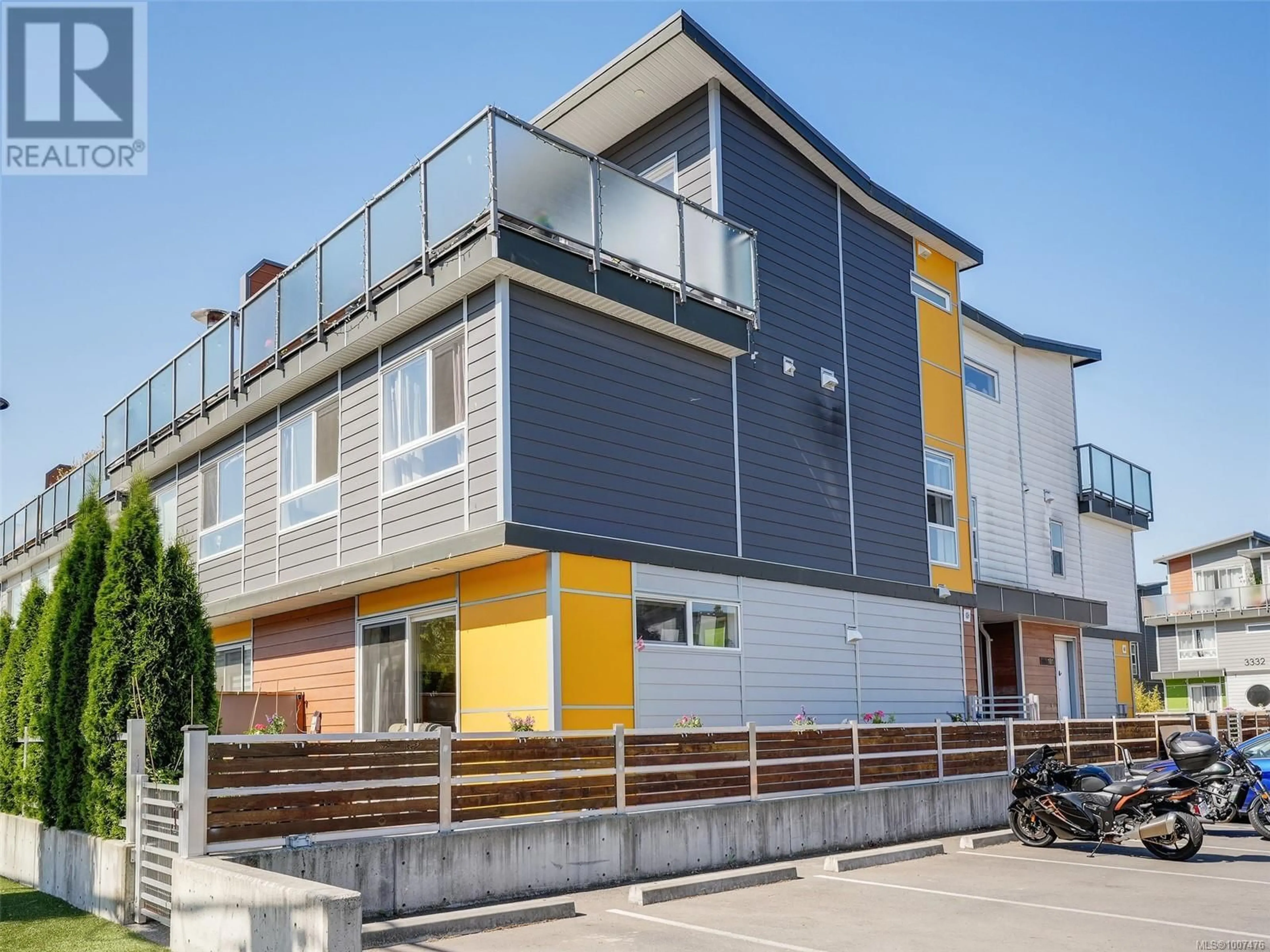 Home with vinyl exterior material, street for 103 - 3331 RADIANT WAY, Langford British Columbia V9C0N4
