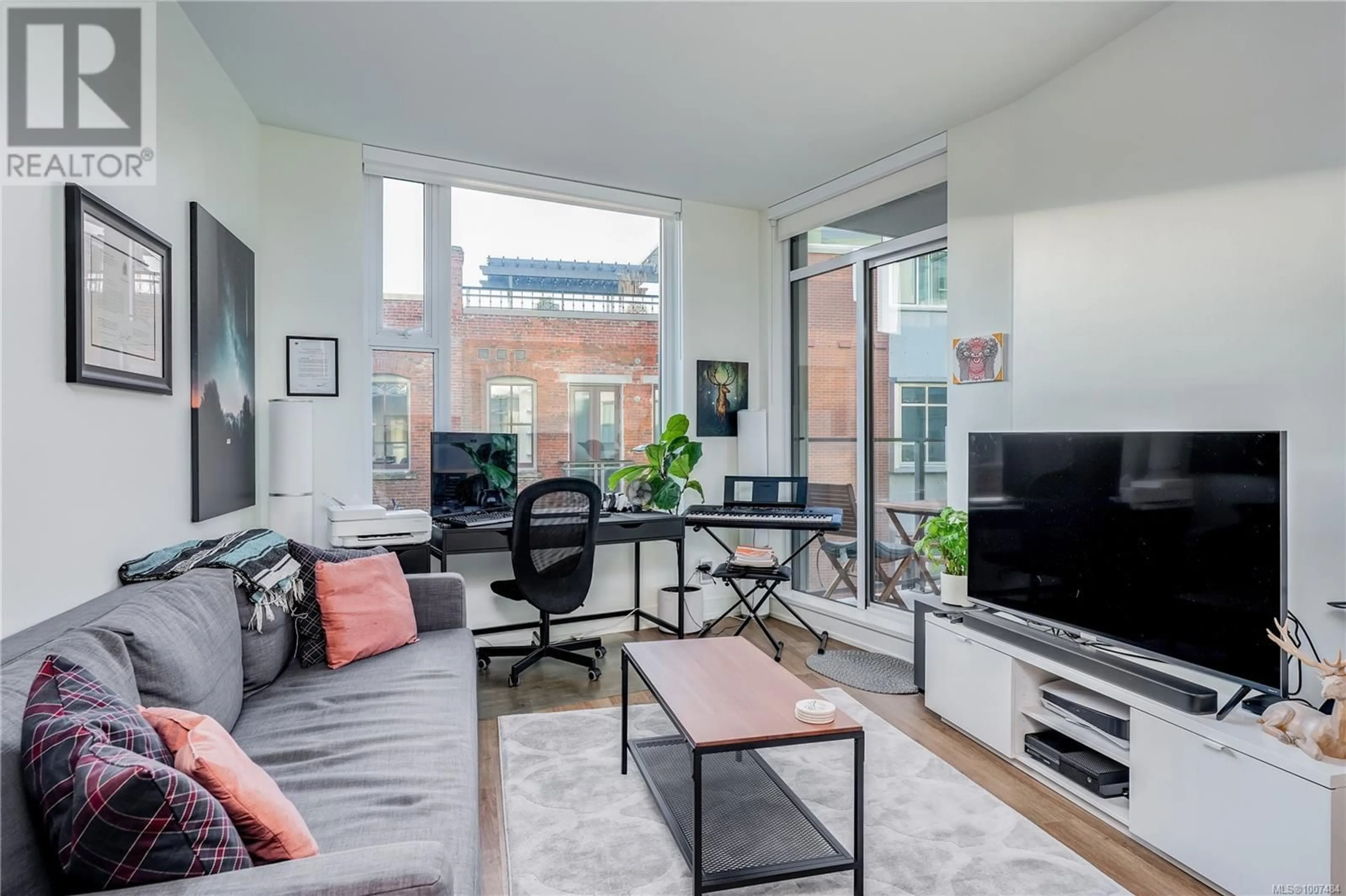 Living room with furniture, unknown for 710 - 1628 STORE STREET, Victoria British Columbia V8W3K3