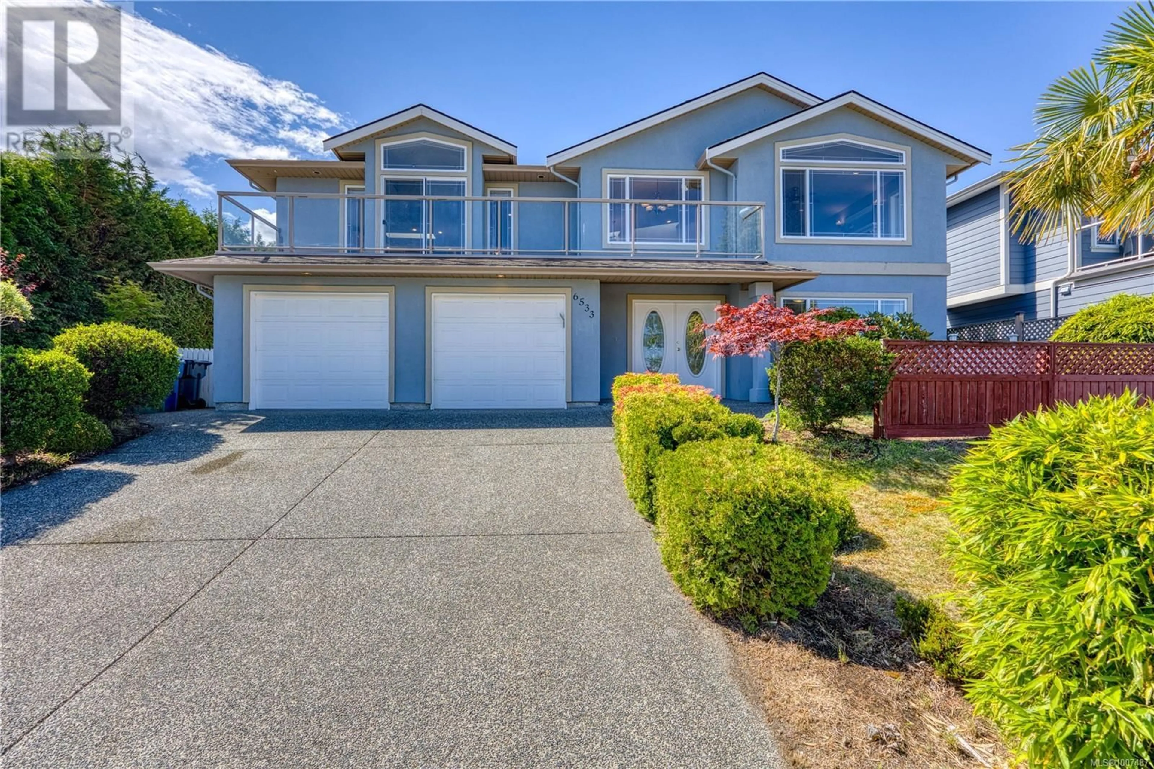 Home with vinyl exterior material, street for 6533 PTARMIGAN WAY, Nanaimo British Columbia V9V1R1