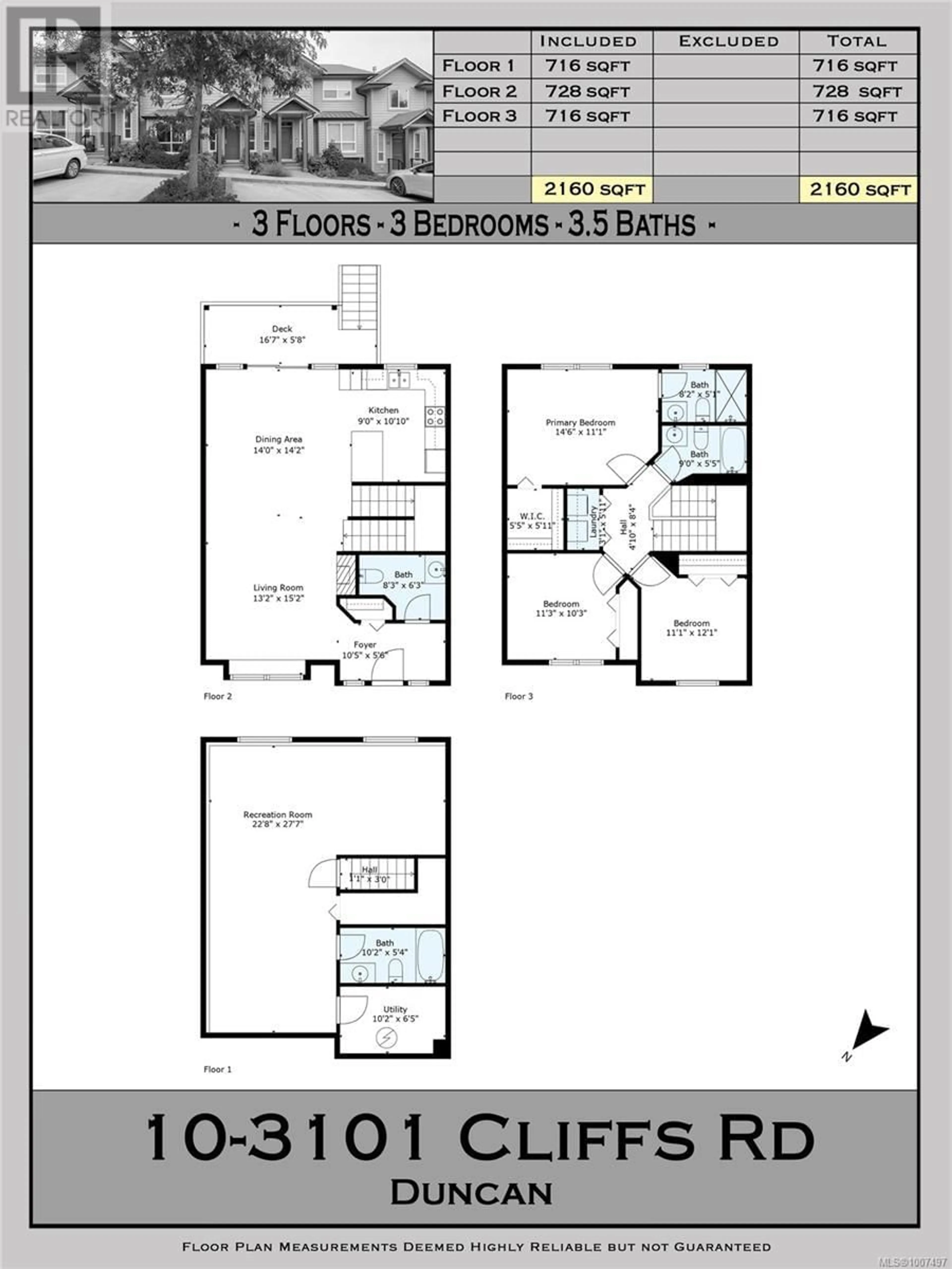 Floor plan for 10 - 3101 CLIFFS ROAD, Duncan British Columbia V9L0C6