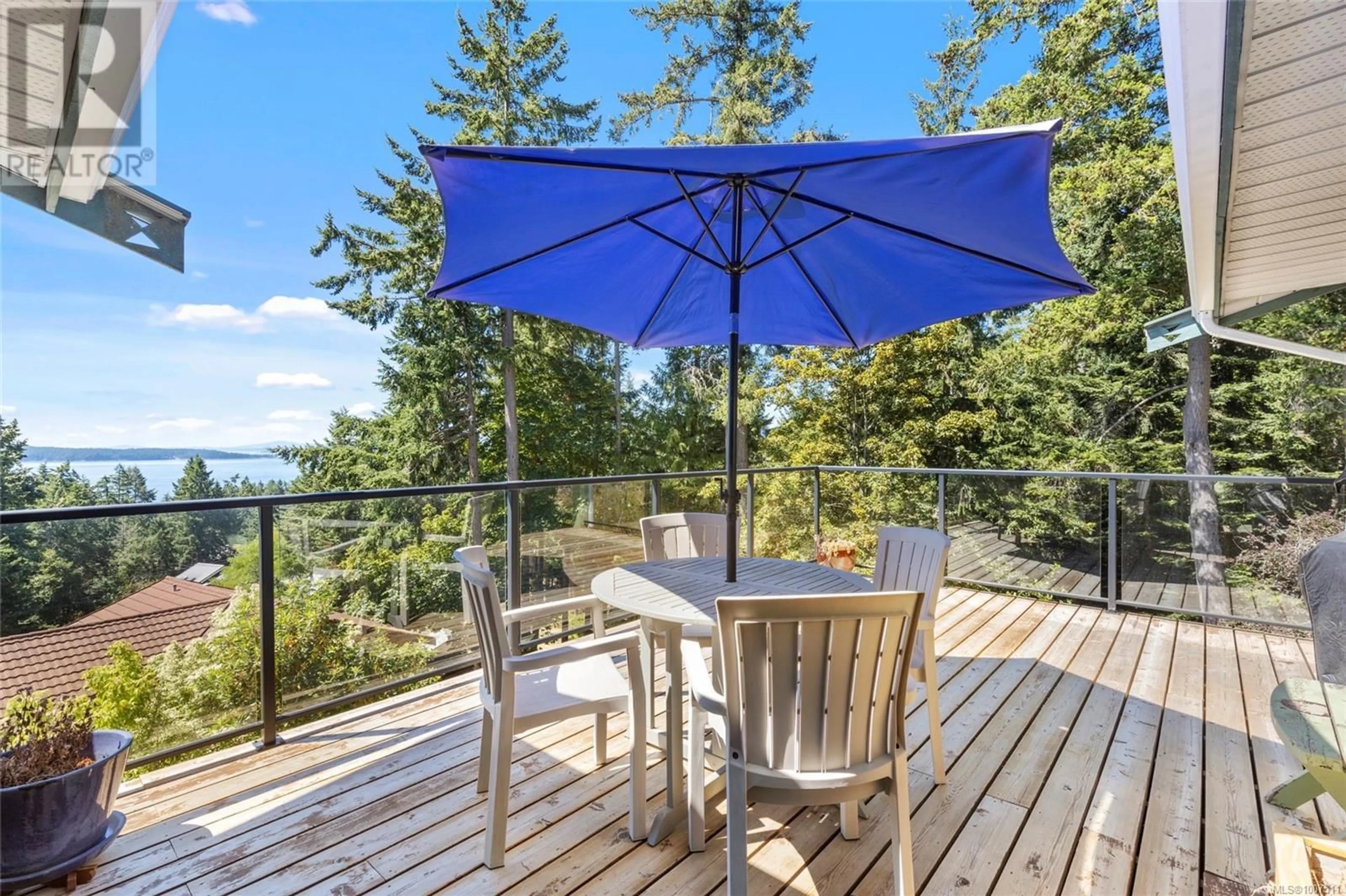 Patio, water/lake/river/ocean view for 3705 SIGNAL HILL ROAD, Pender Island British Columbia V0N2M0