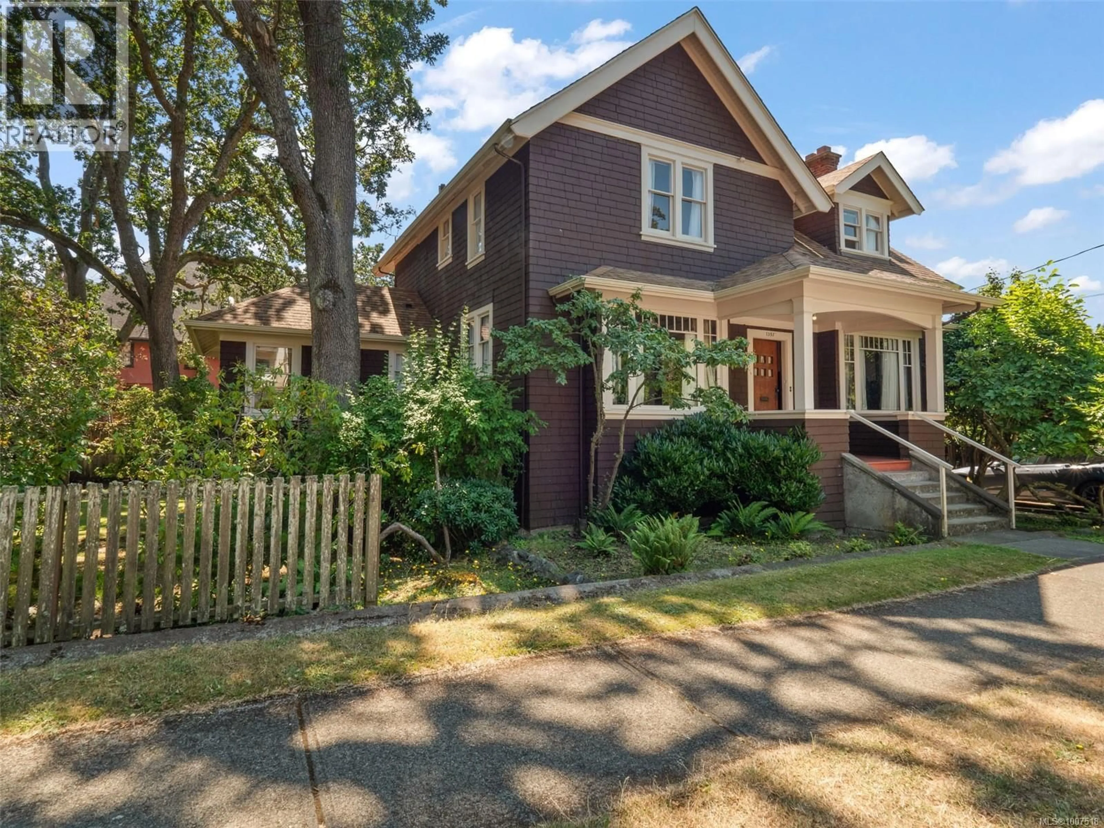 Home with brick exterior material, street for 1353 CRAIGDARROCH ROAD, Victoria British Columbia V8S2A6