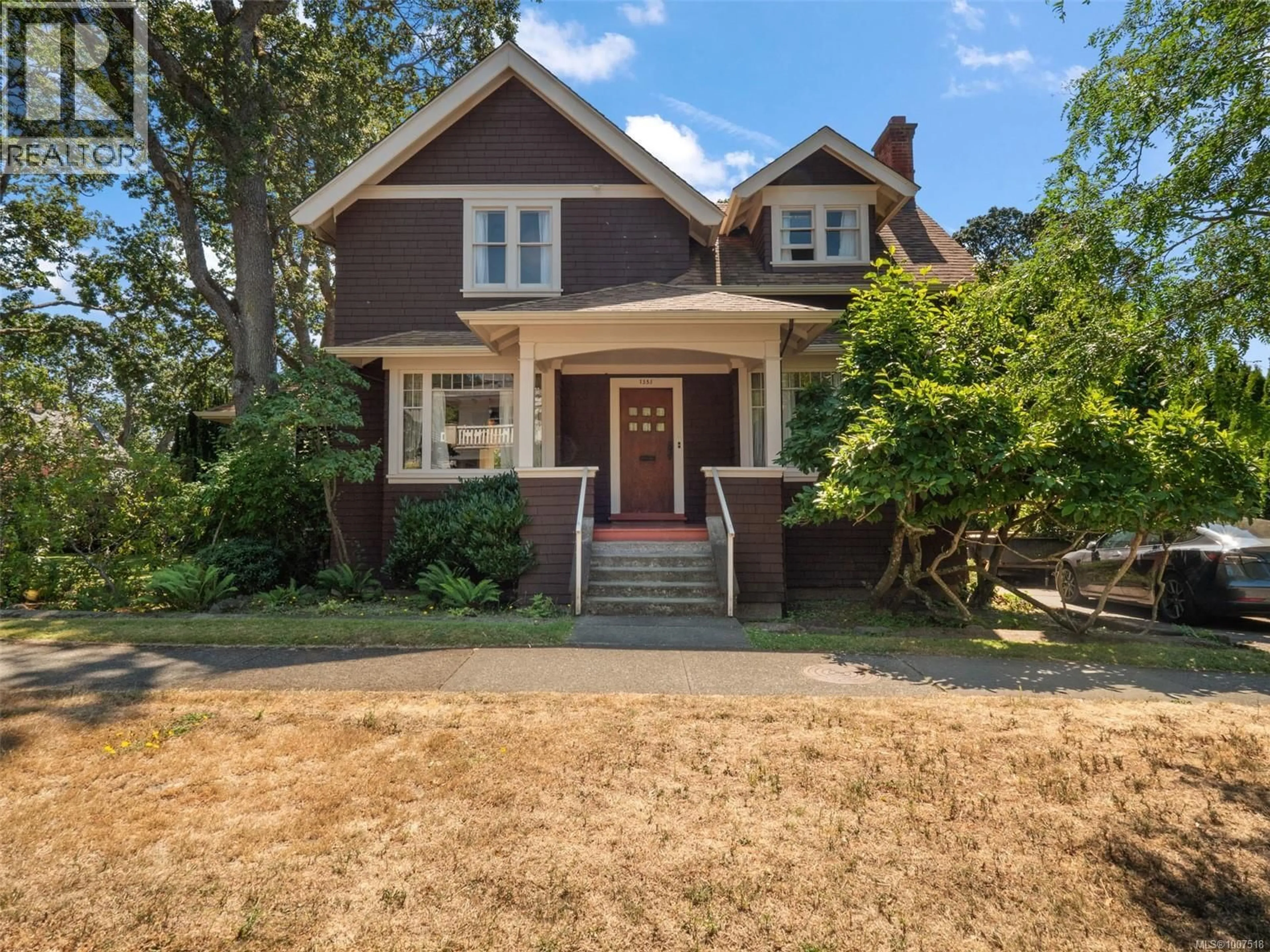 Home with brick exterior material, street for 1353 CRAIGDARROCH ROAD, Victoria British Columbia V8S2A6